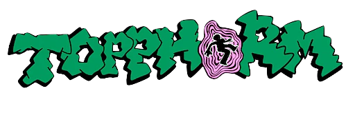 Graffiti-style text that reads 'TORCH' with a stylized flame symbol in the middle.