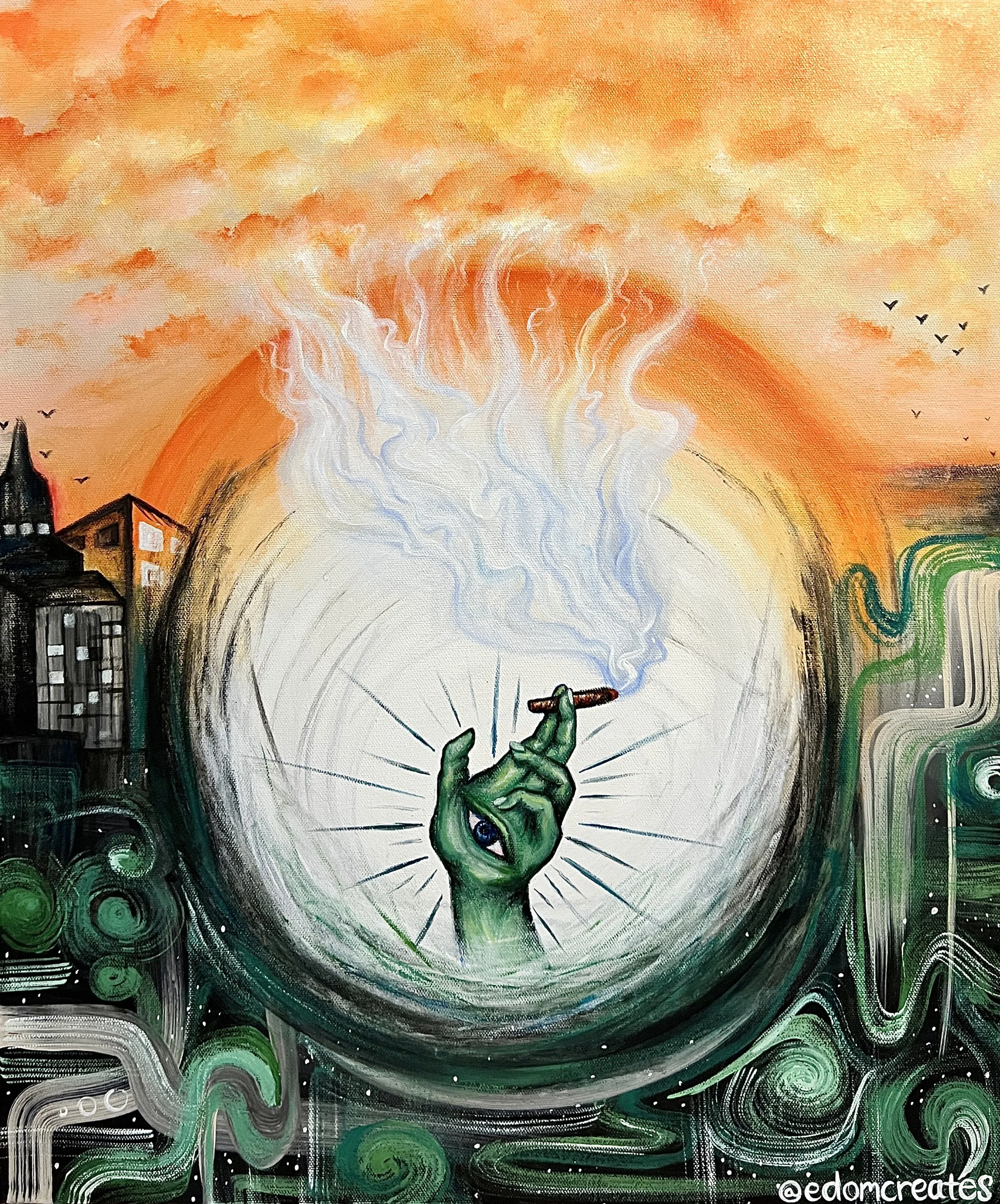 "Untitled 1." Original Painting