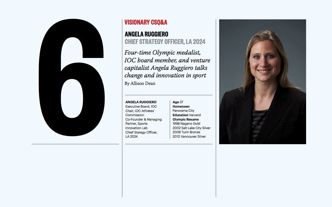 CSQ Visionaries In Sports Innovation: Angela Ruggiero