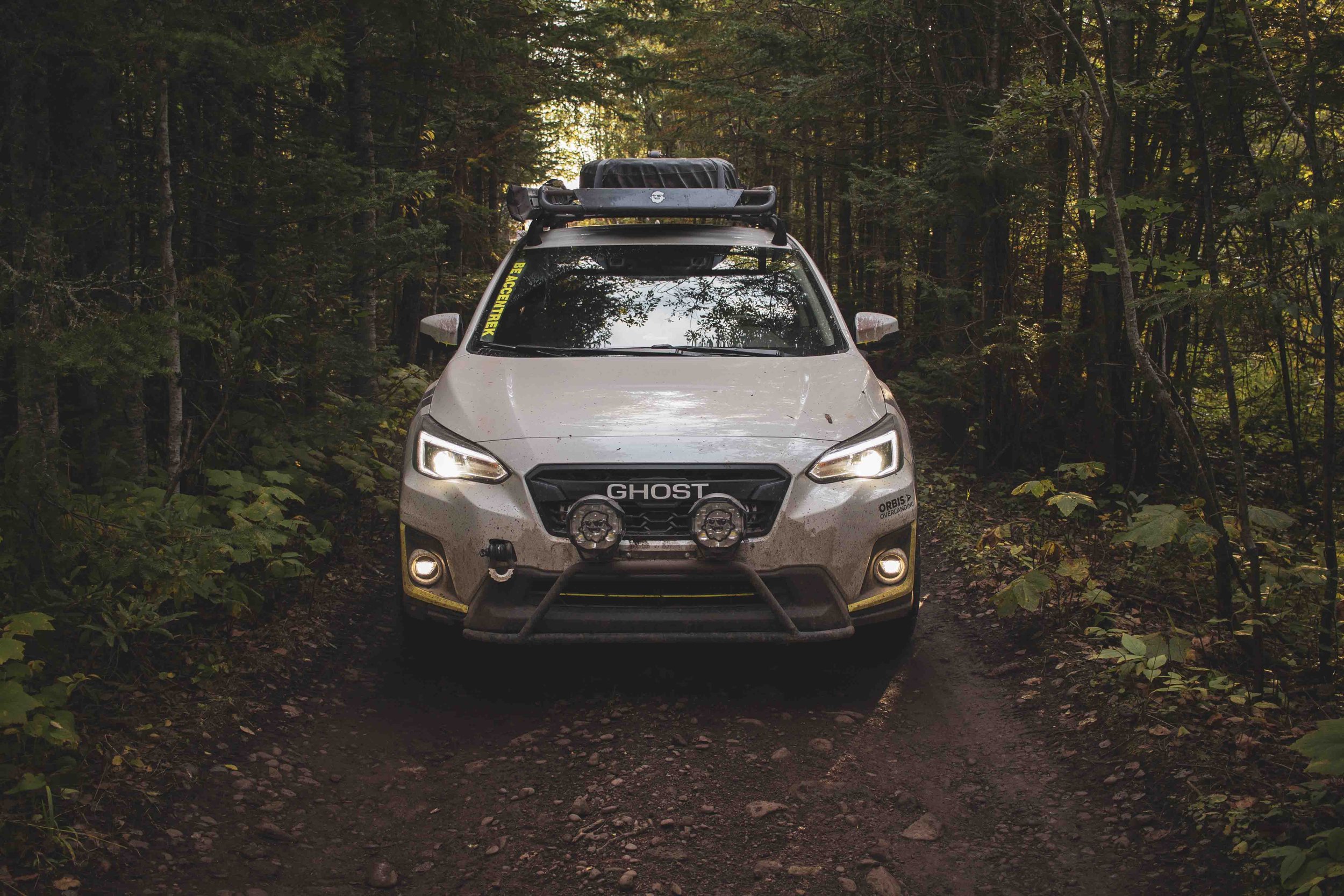Installed custom GHOST grille, front - featuring Ghostxtrek
