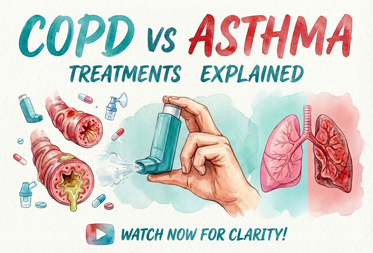 COPD vs Asthma: Treatment Management Guide for FNP Students