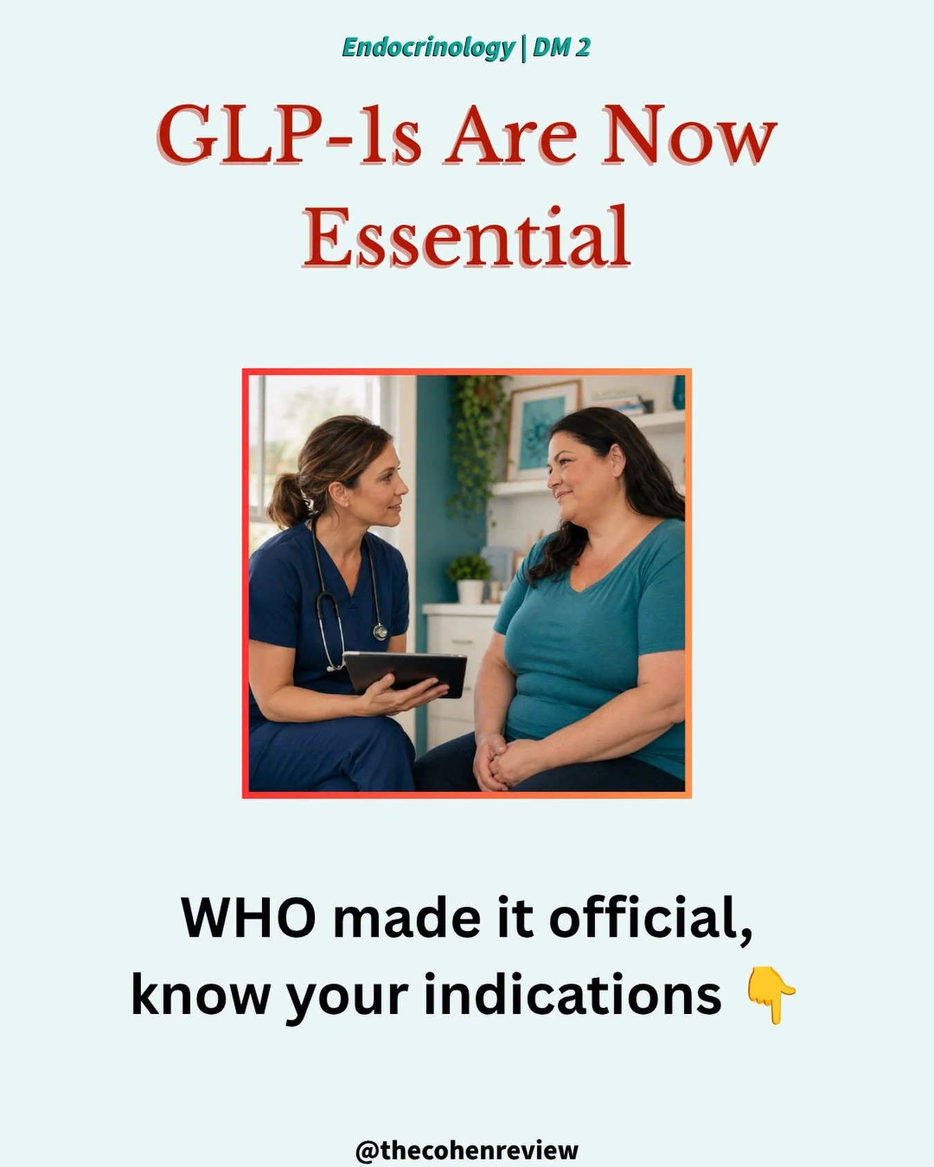The WHO added semaglutide, dulaglutide, liraglutide, and tirzepatide to the Global Essential Medicines List last year. Here&rsquo;s exactly which patients qualify.

The indication is specific:
🔸 type 2 diabetes with established cardiovascular diseas
