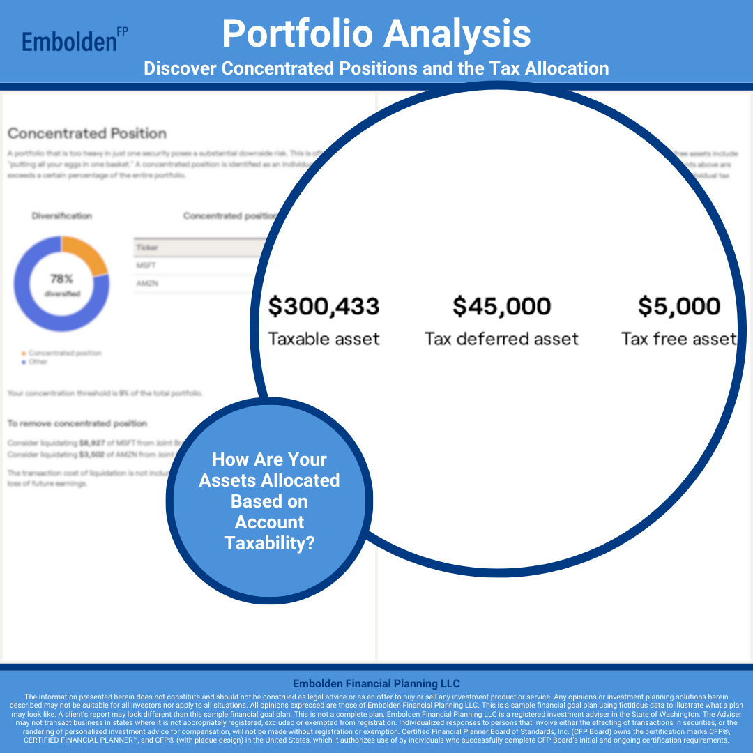 Portfolio Analysis Tax Allocation Financial Goal Plan