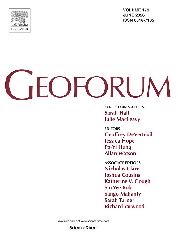 Archives of the Planetary Mine: Excavating Political Ecologies of Nature Extraction and Energy Consumption in the Global South (Geoforum, 2026)