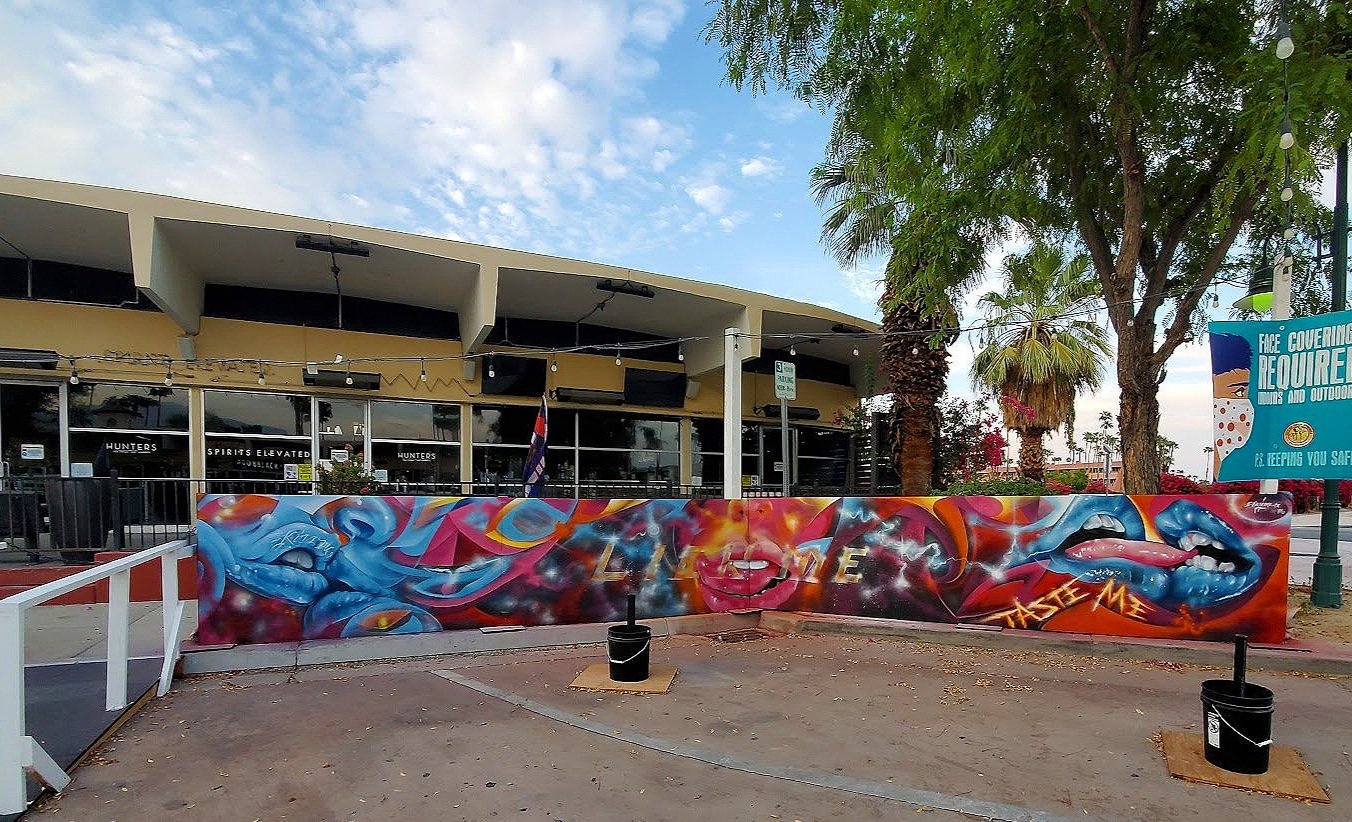Hunters Mural
"Kiss Me, Lick Me, Taste Me"
Arenas Rd
Palm Springs, Ca