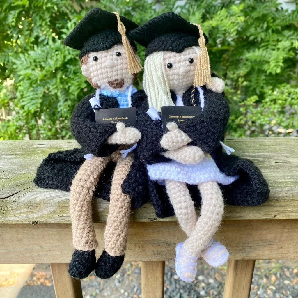 Custom Crochet Graduation Doll  by Ciara