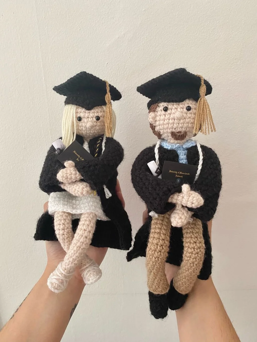 Custom Crochet Graduation Doll  by Ciara