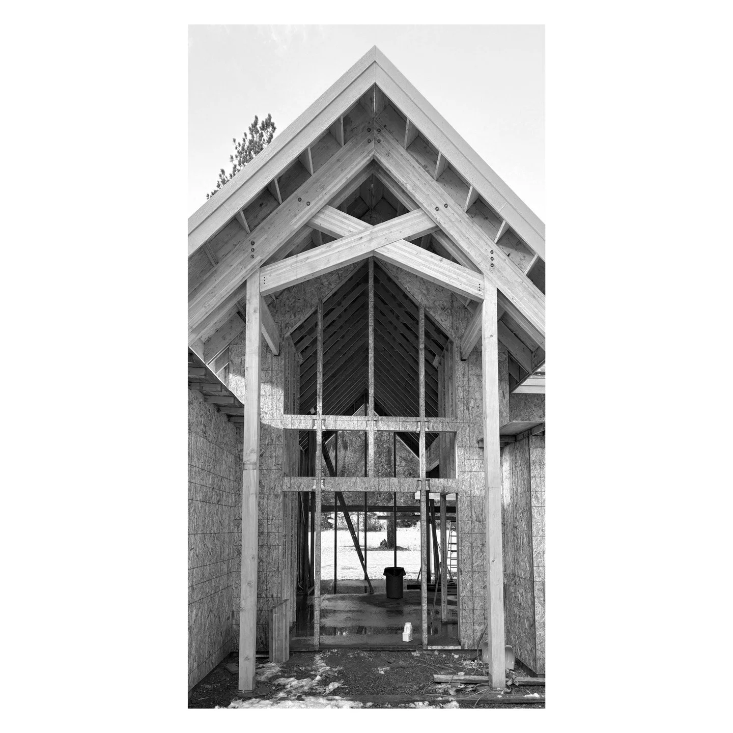 Entry View. Design intent is to allow pass thru views at you enter the Residence.