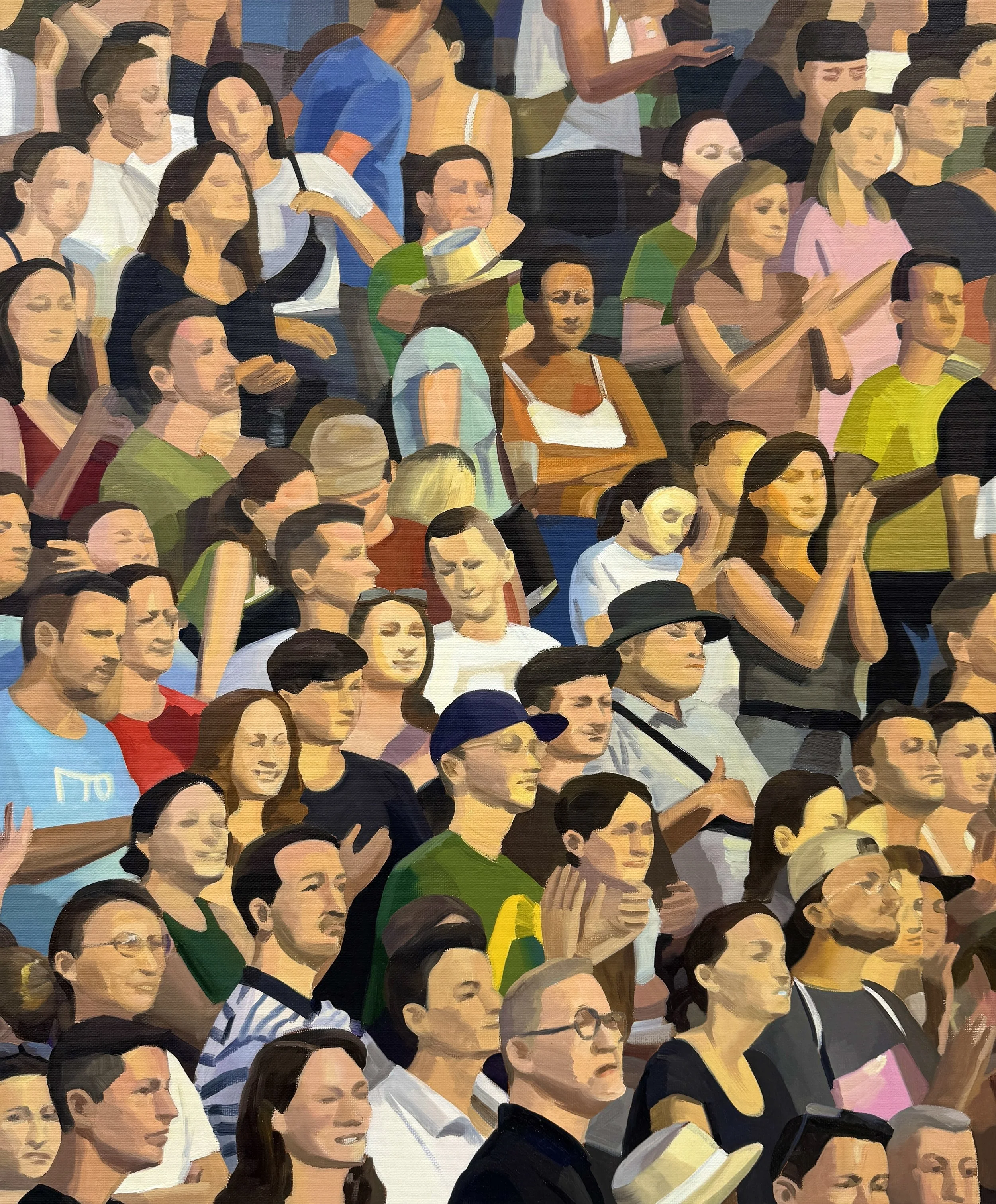 Musikfestival . 2025 Öl auf Leinwand 50x60cm