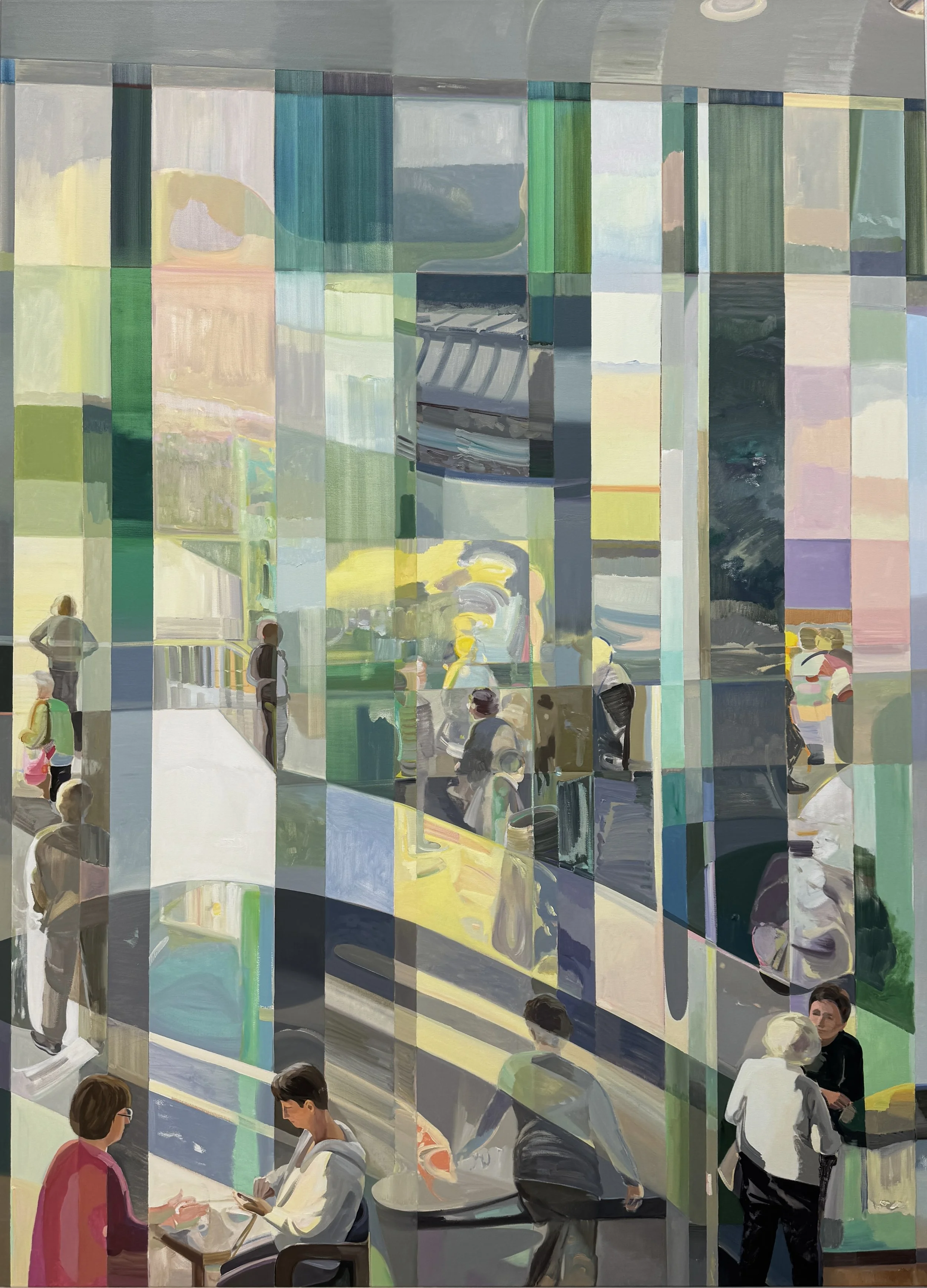Theater 3. 2025 Öl auf Leinwand 160x220cm 
