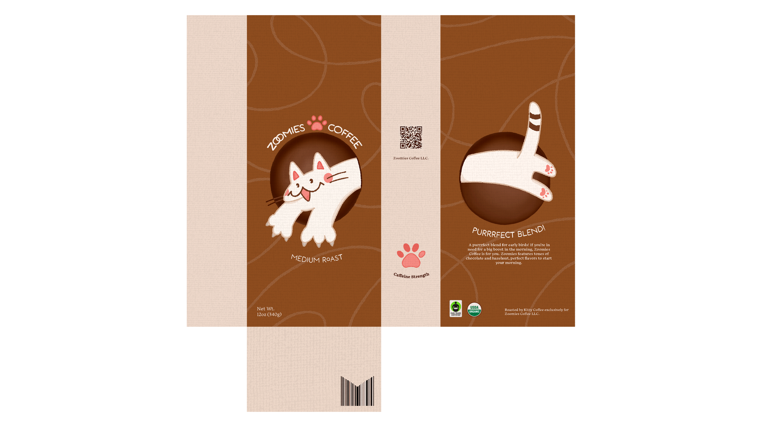 Zoomies Coffee — Alexandra Sofia Illustration