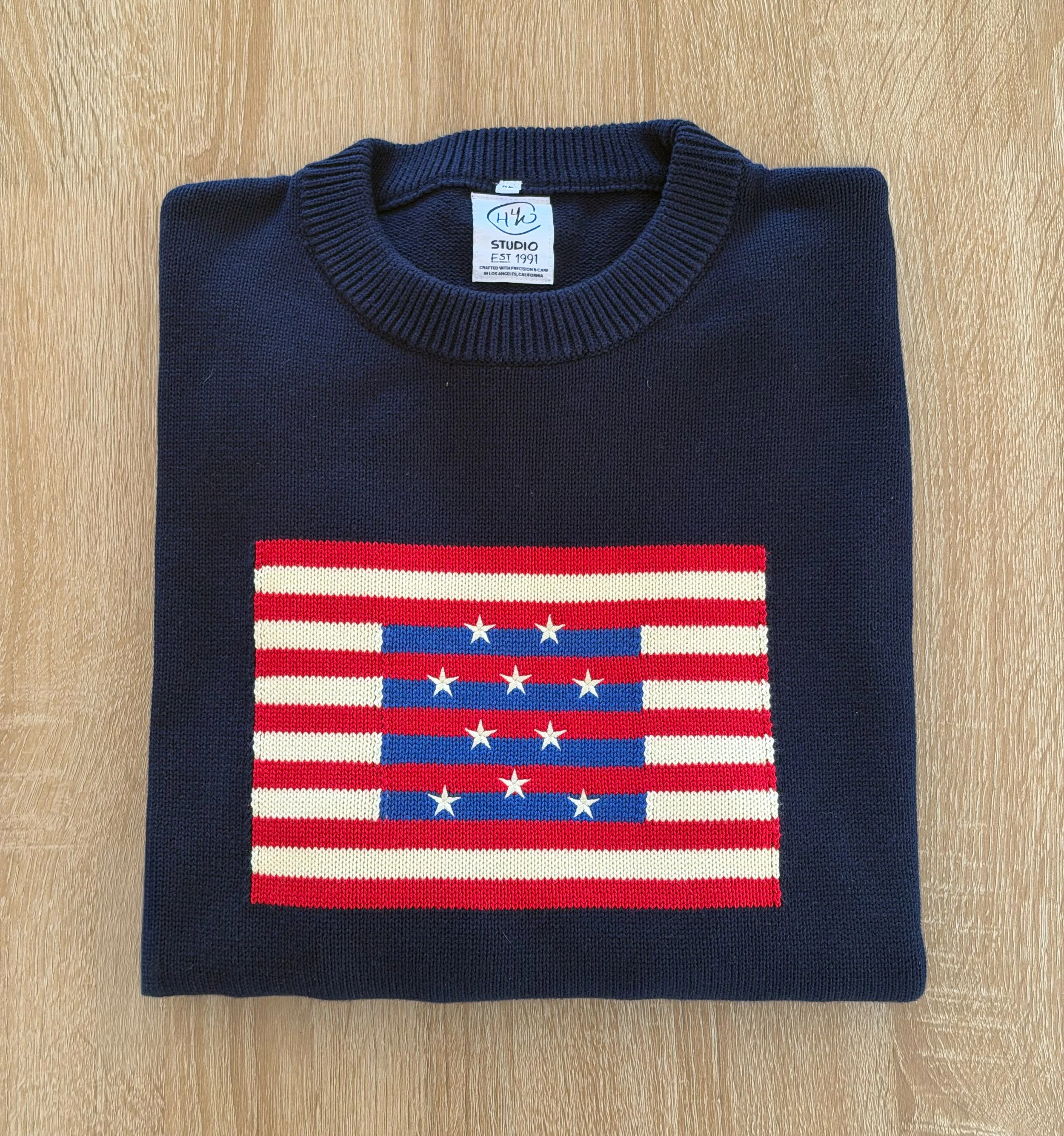 2020 American Flag Sweater