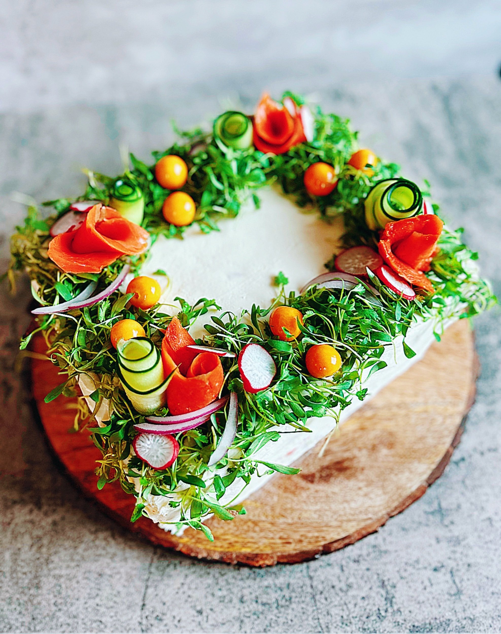 lox smörgåstårta