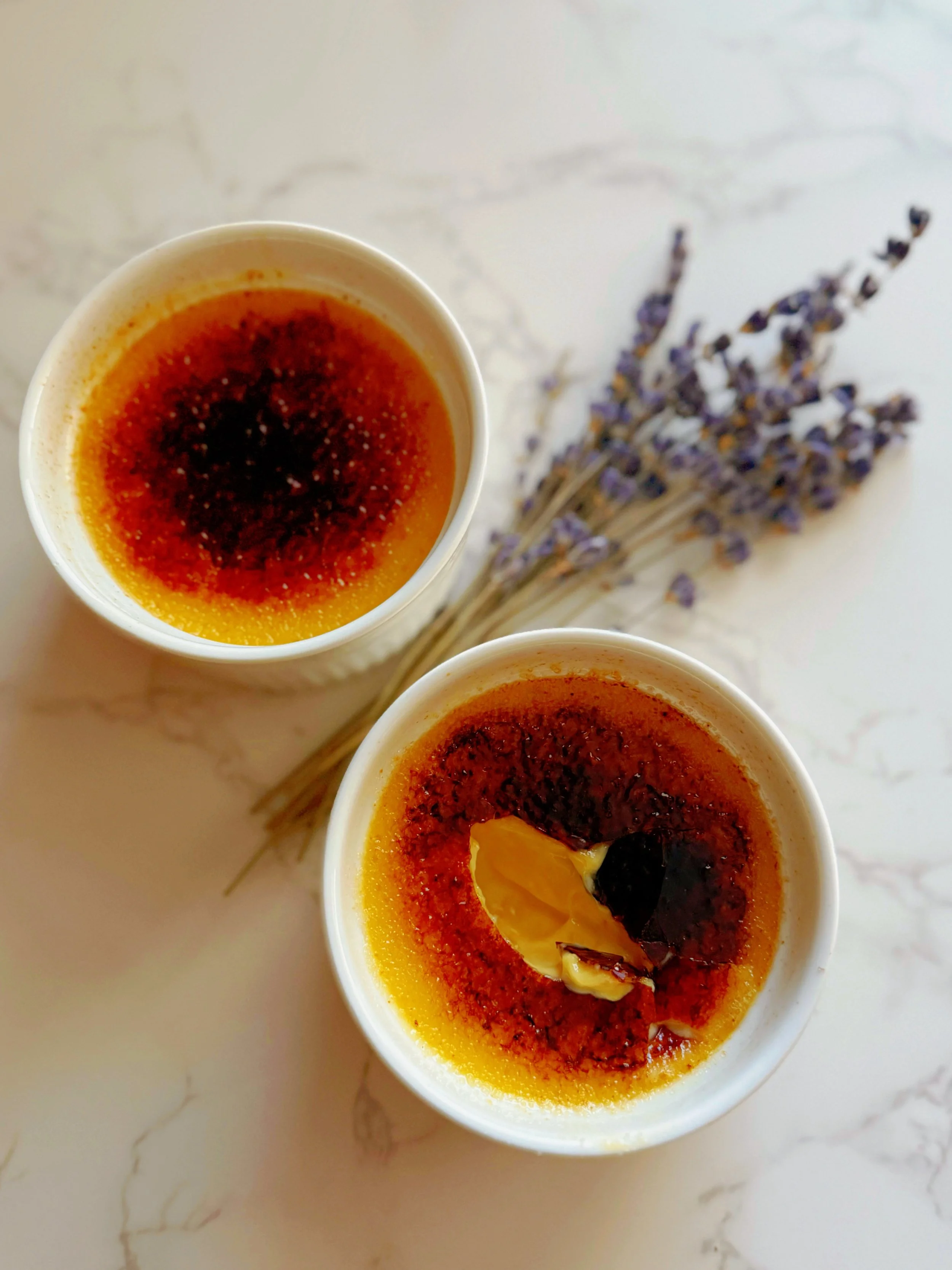 lavender crème brûlée