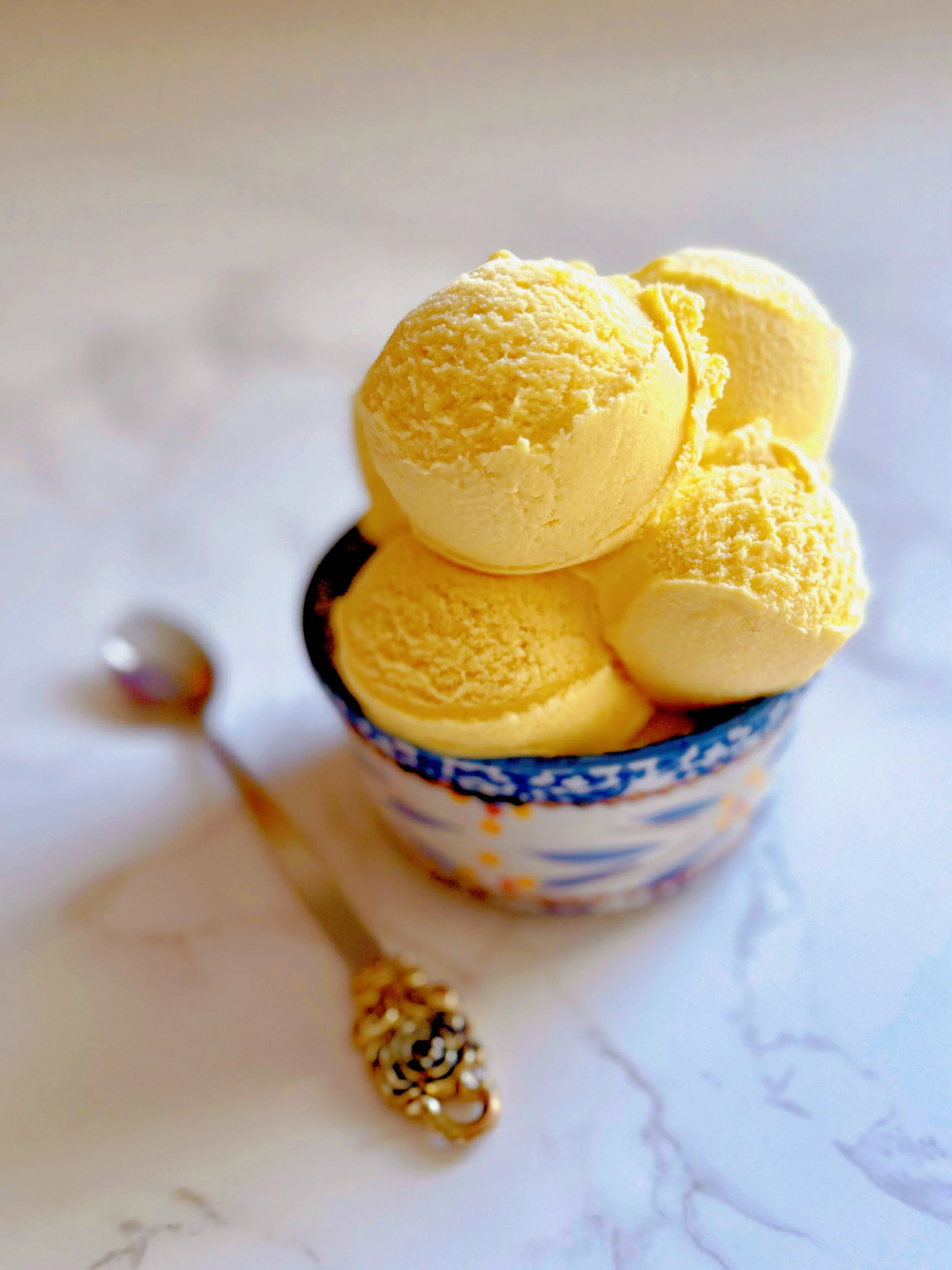 mango saffron ice cream