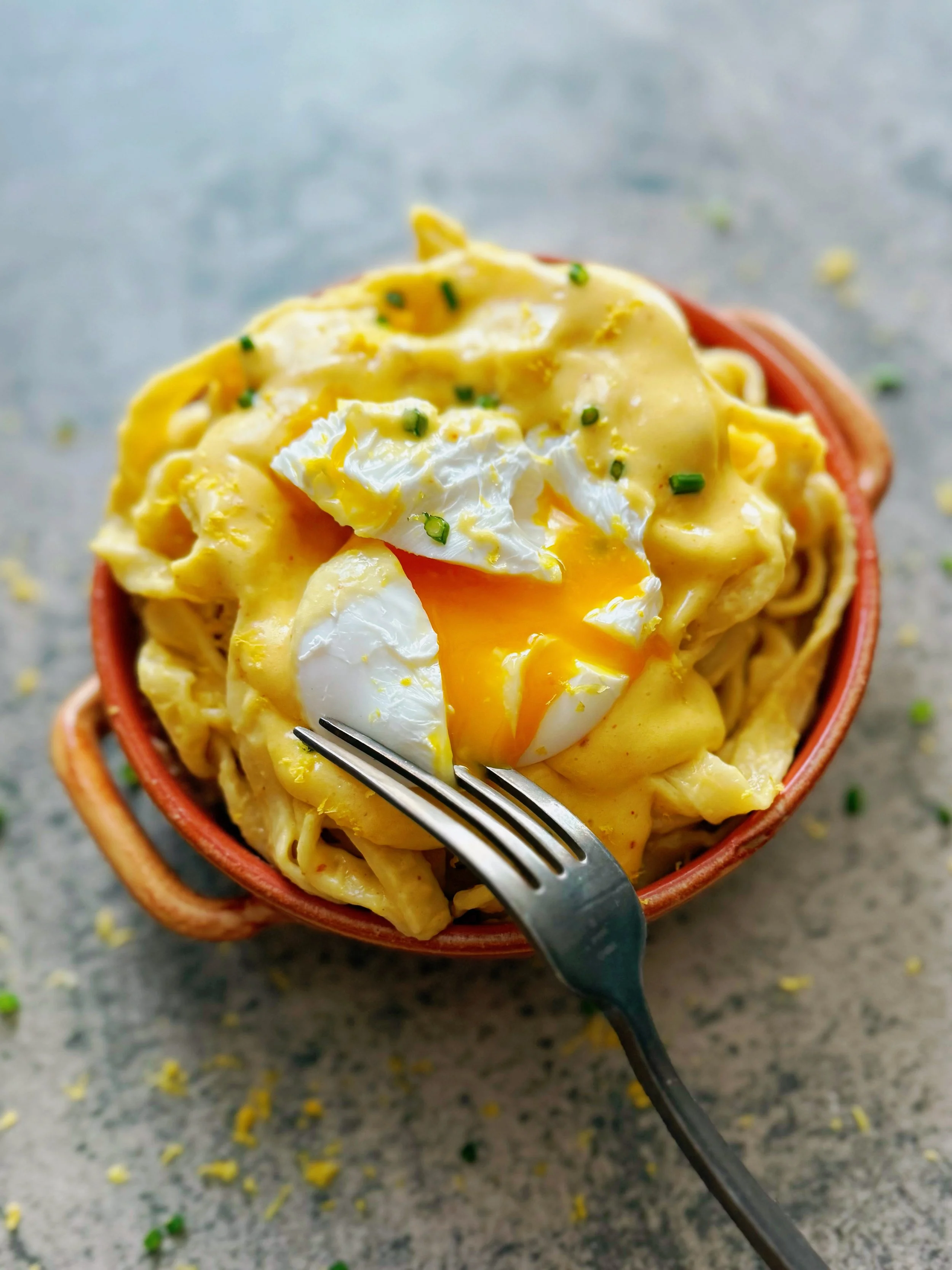 breakfast fettuccine