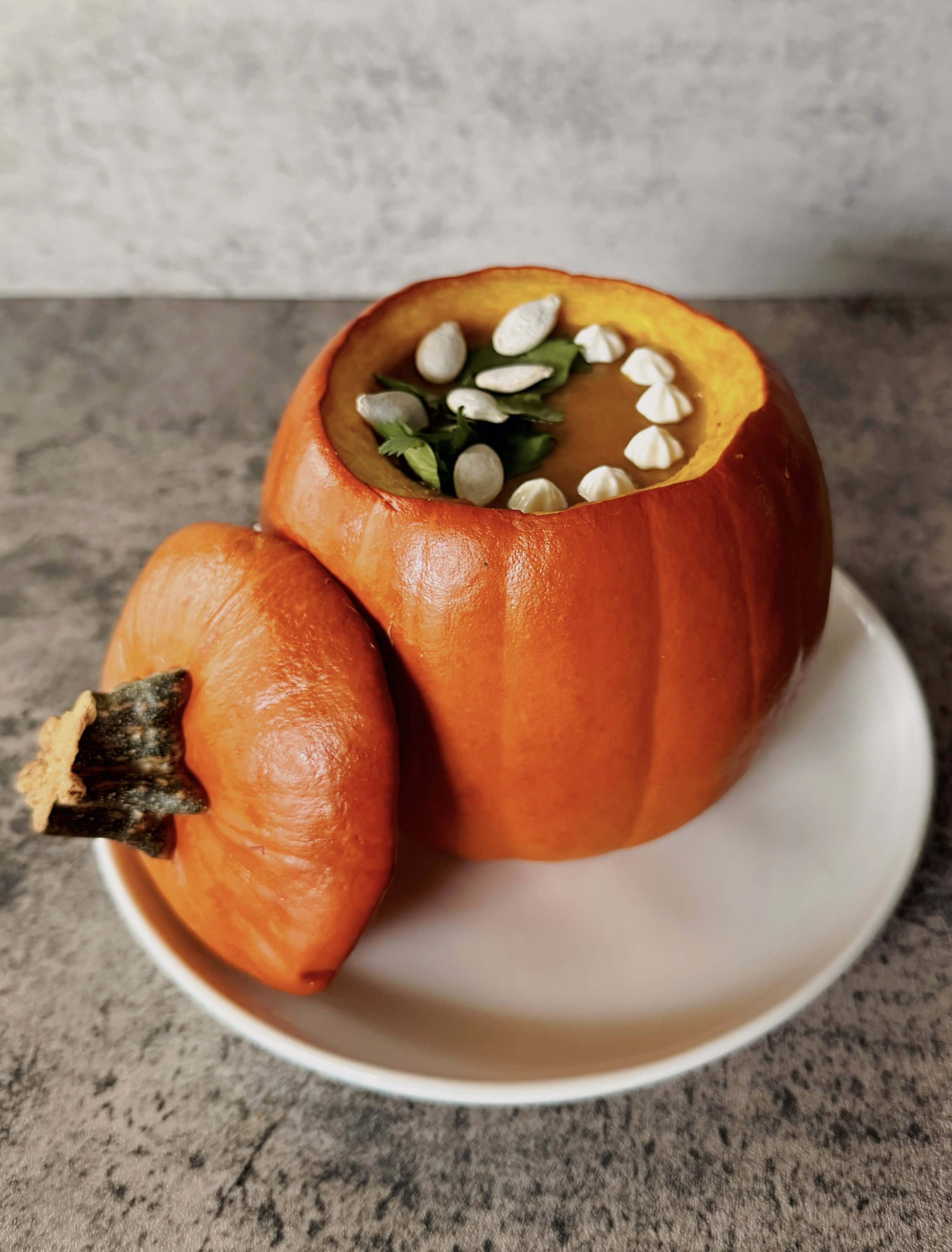harissa coconut squash soup