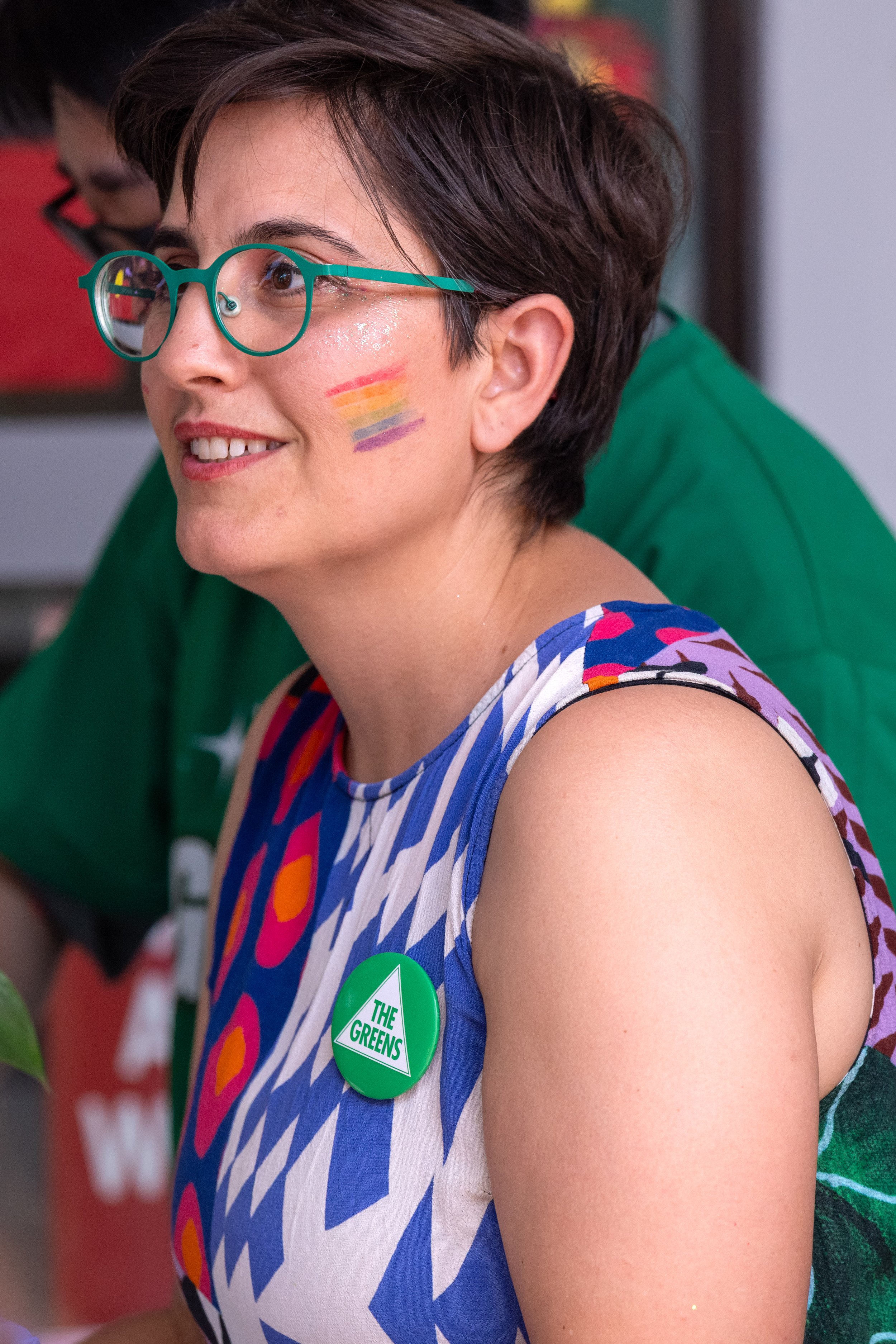 Gabrielle de Vietri, State Greens MP for Richmond smiles.