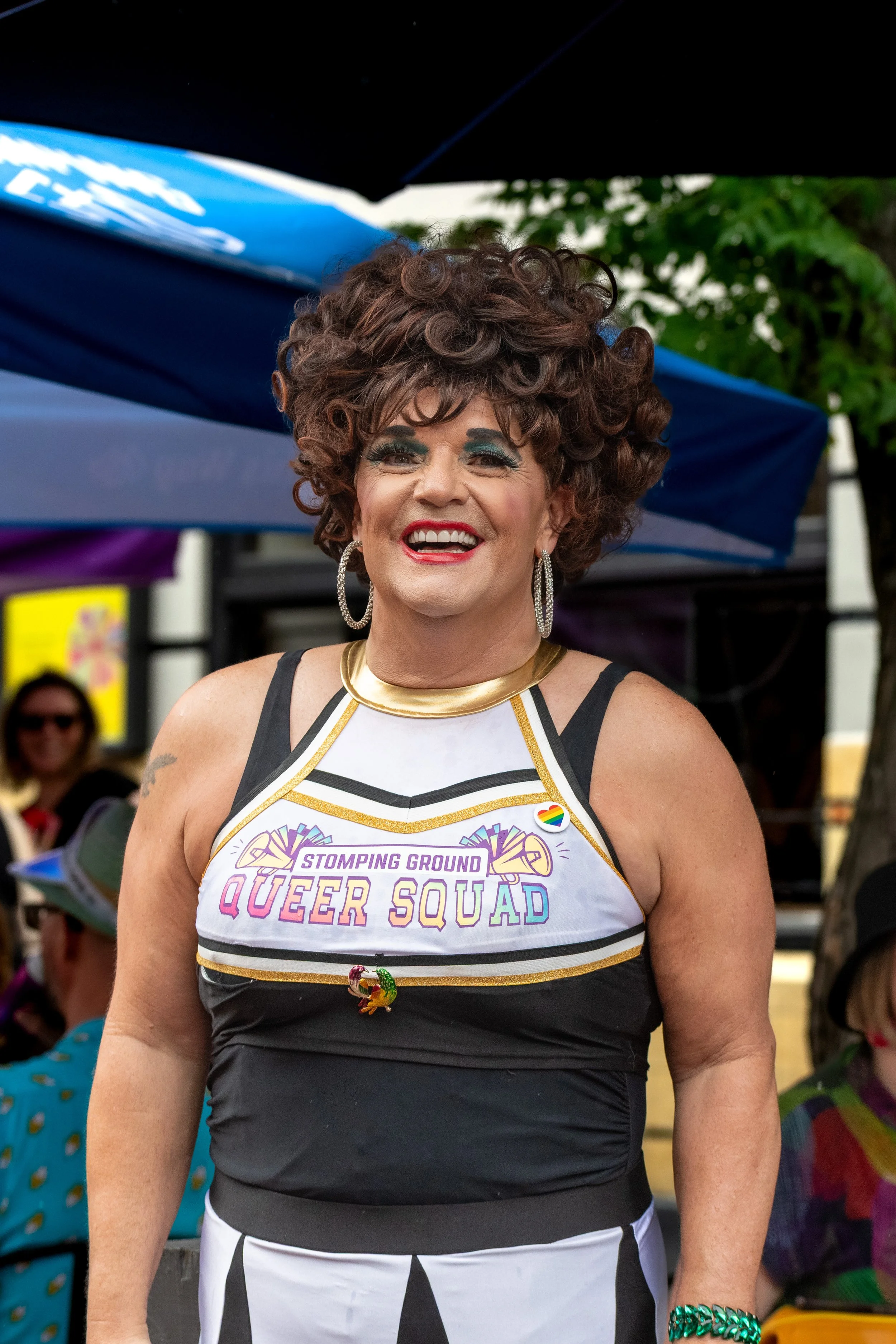 Dolly Diamond posing for the camera.