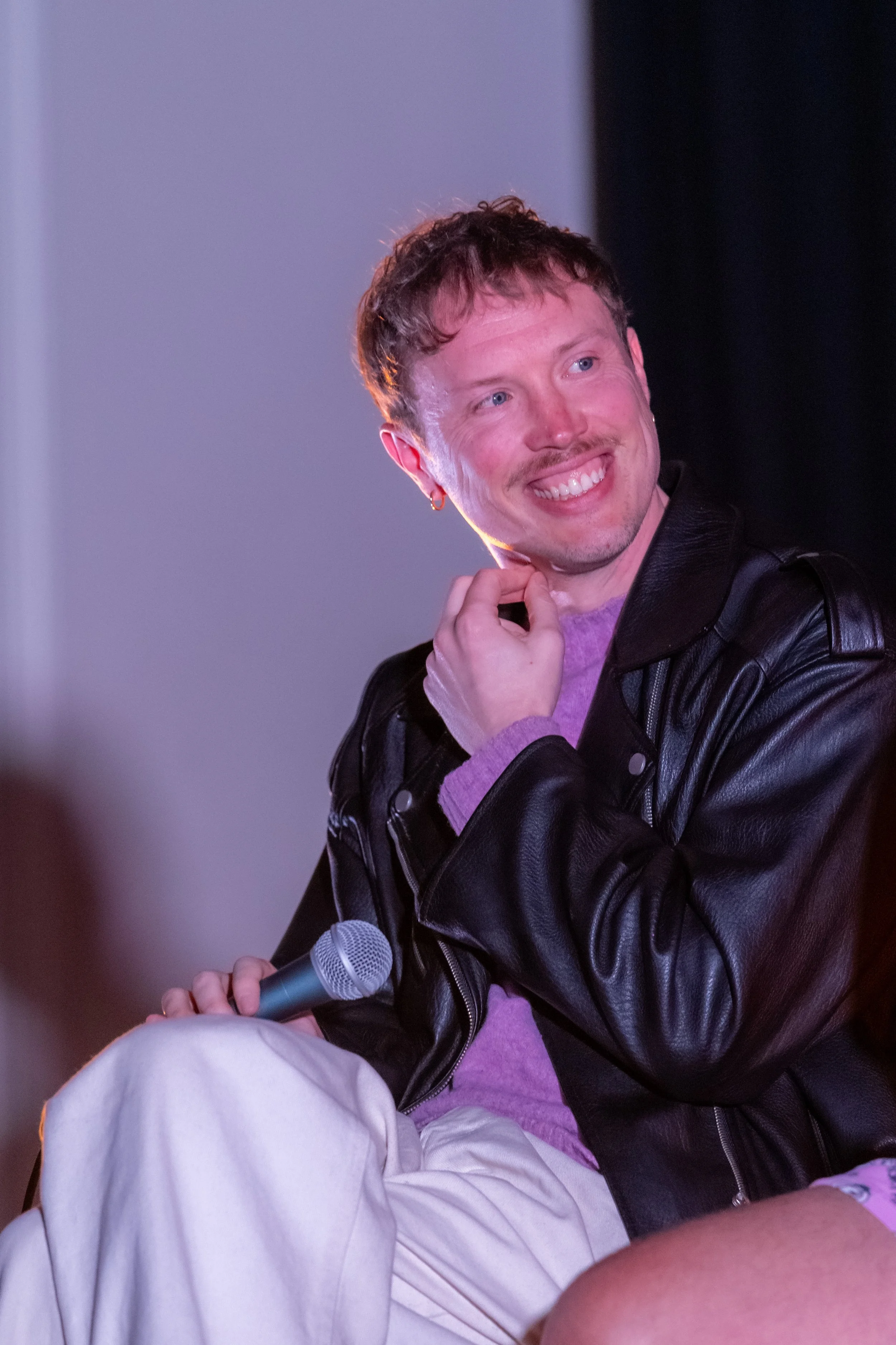 Patrick Lenton smiling.