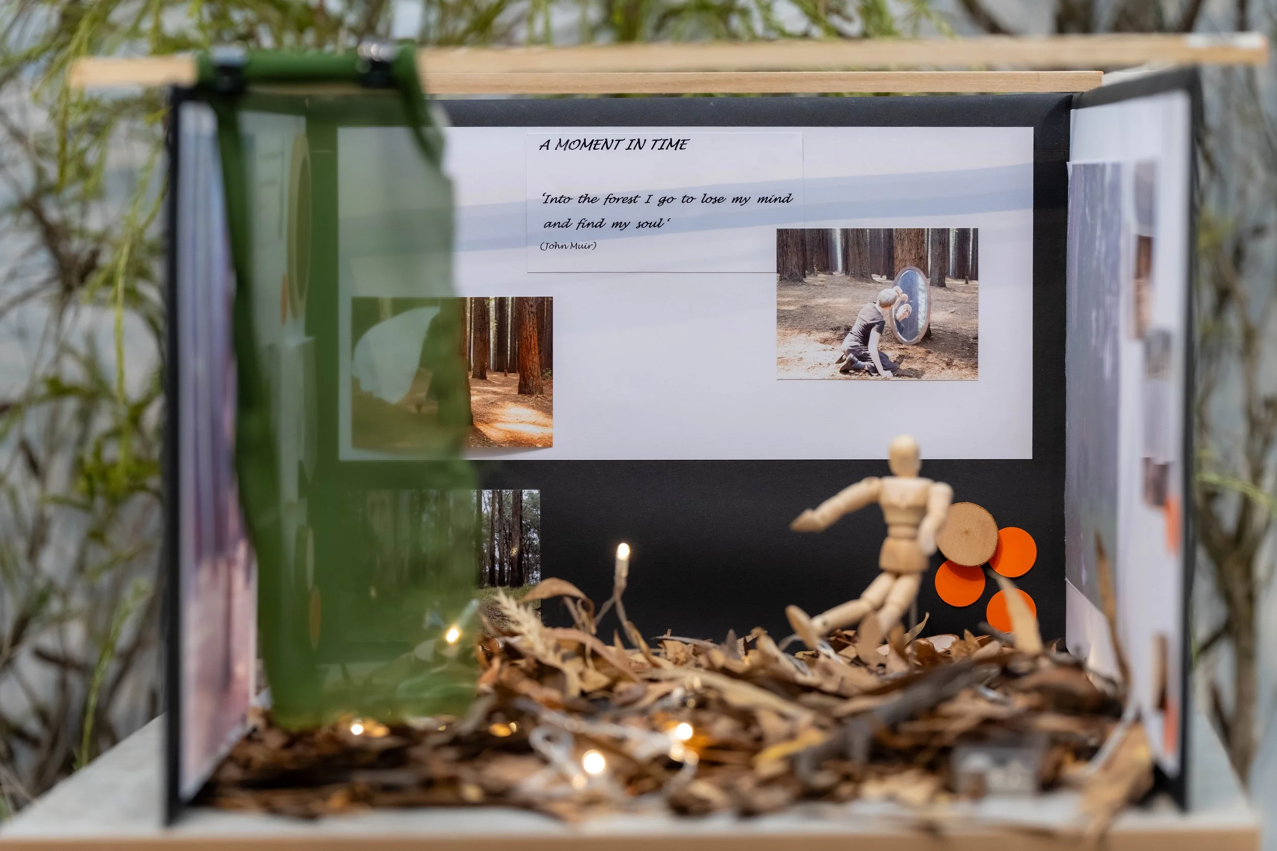 Nicole Tsourlenes' diorama.