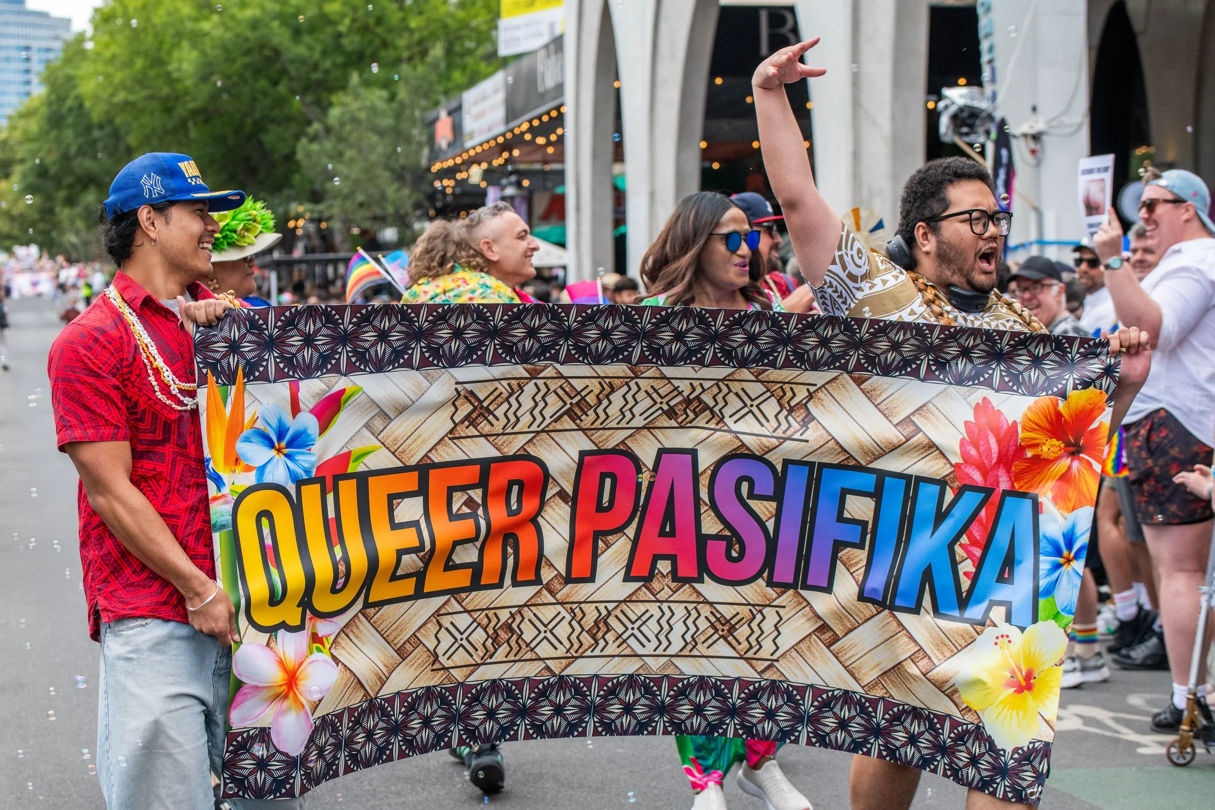 Queer Pasifika float.