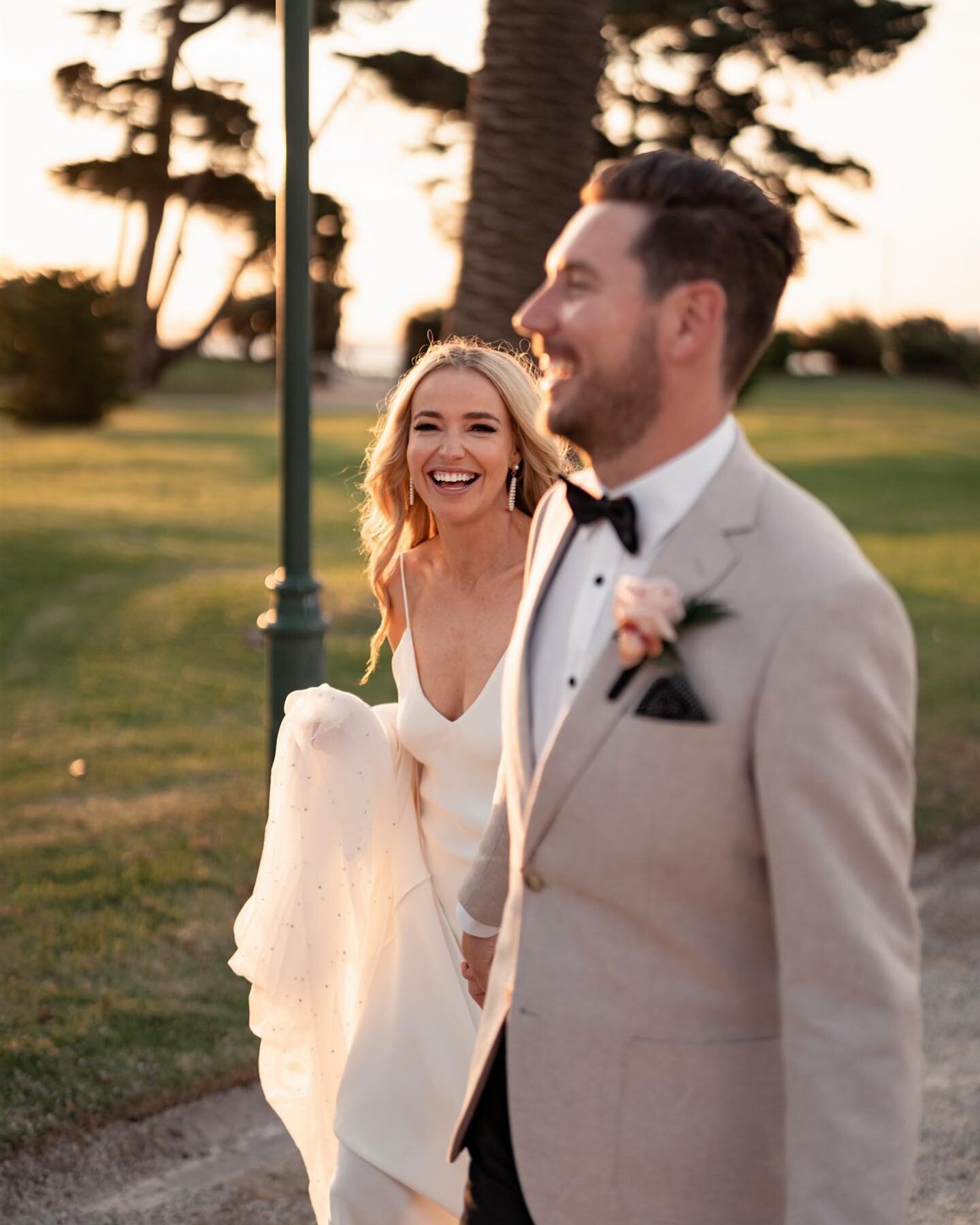 That &ldquo;we just got married&rdquo; smile 😍 

Venue: @harbourroomstkilda
Celebrant: @weddingsbyjess
Photographer: @tonyevansweddings 
Flowers: @birdyfloralstylist
Music: @jarradlees.sax
Cake: @cake_inc
Hair: @dani.hairdo
Make up: @bethwilson_mua 