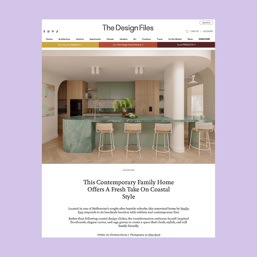 Hampton by Studio Esar on The Design Files