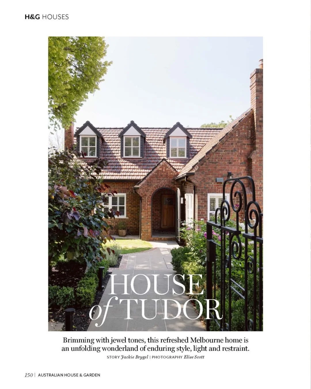 We&rsquo;re incredibly excited to share the home tour of Tudorlea in this month&rsquo;s @houseandgarden with you.

Tudorlea is a meticulous reimagining of a 1935 English Tudor home, where heritage character and contemporary refinement converge in qui