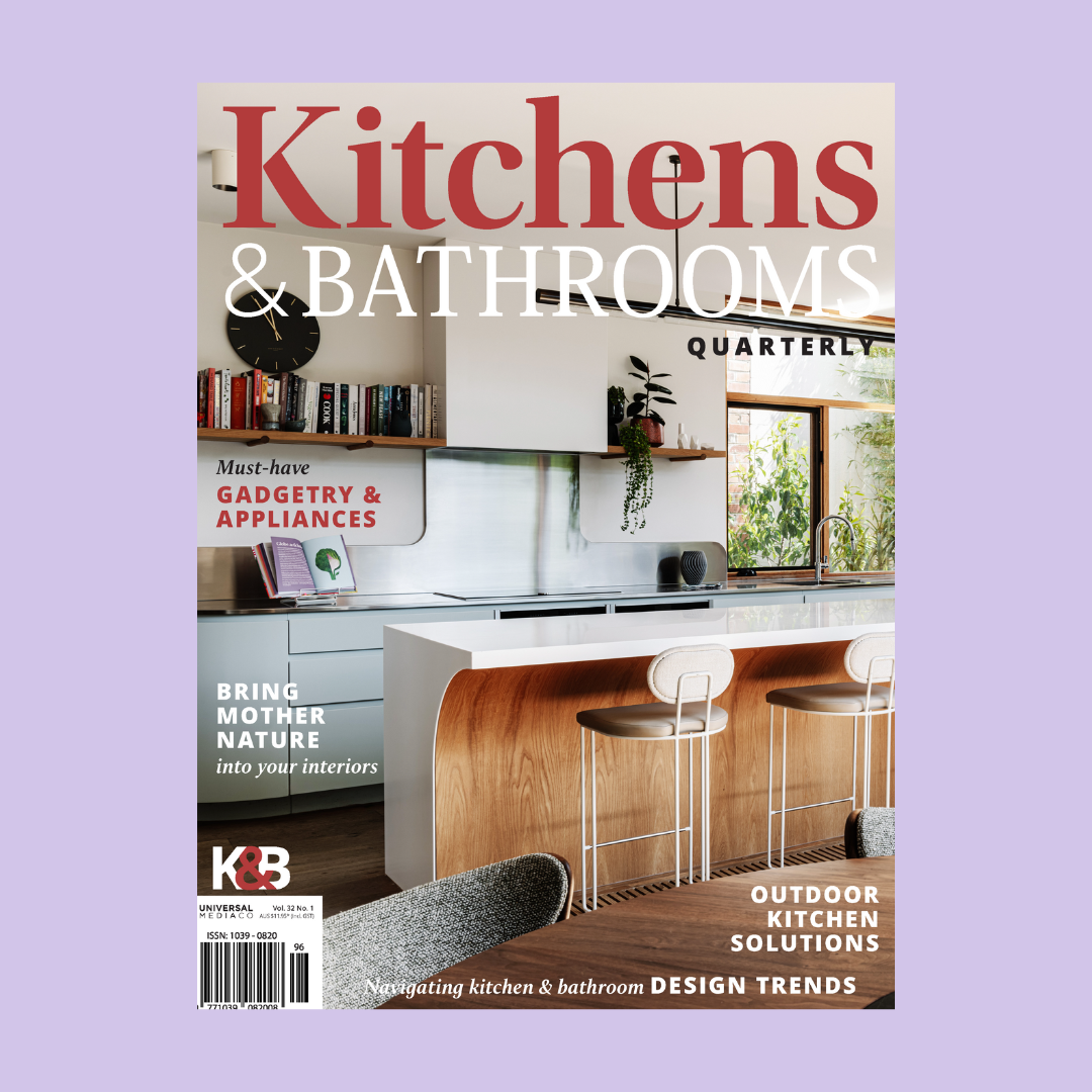 Kitchens & Bathrooms Quarterly Volume 32. No. 1 Chatterbox House Fitzroy North
