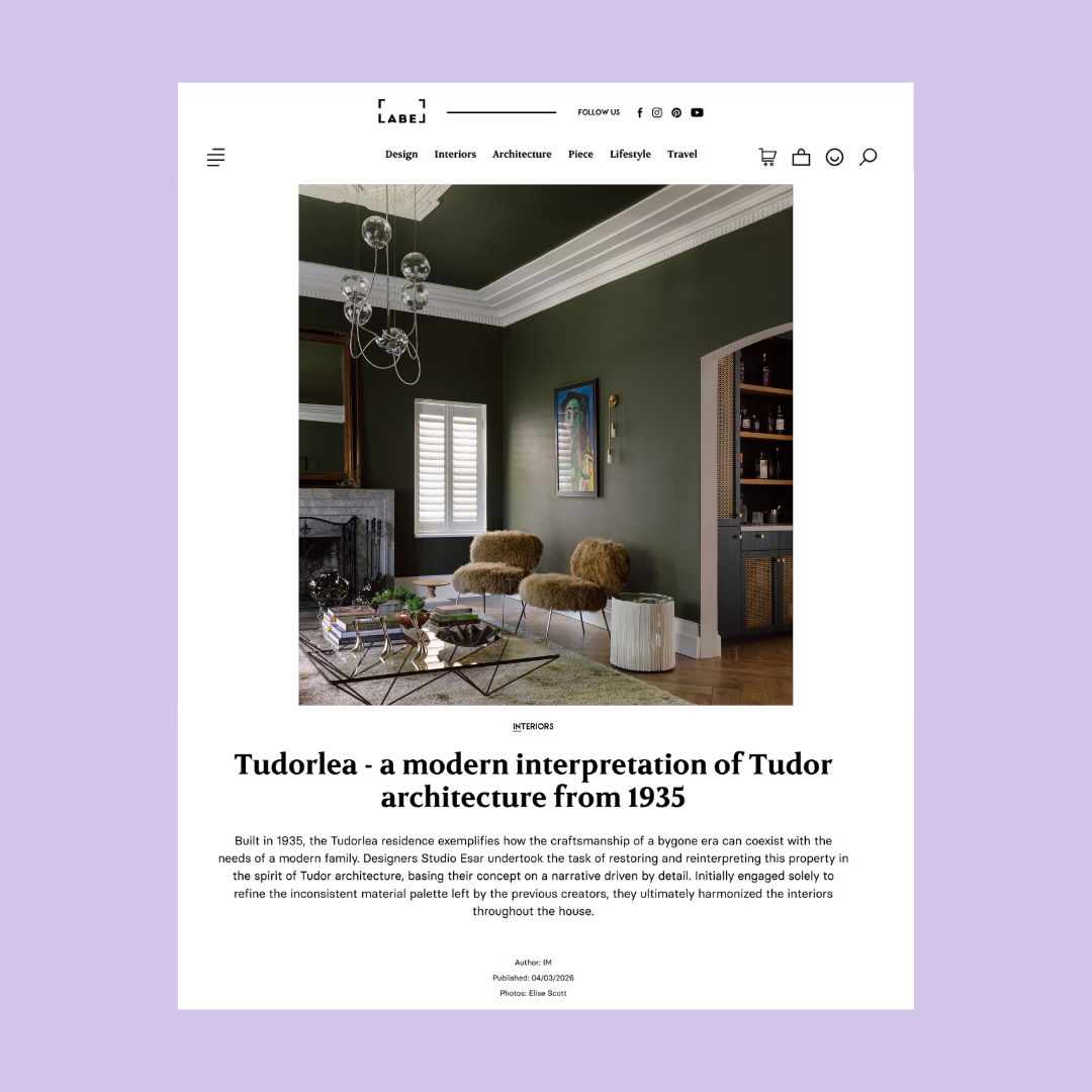 Tudorlea by Studio Esar in Label Magazine