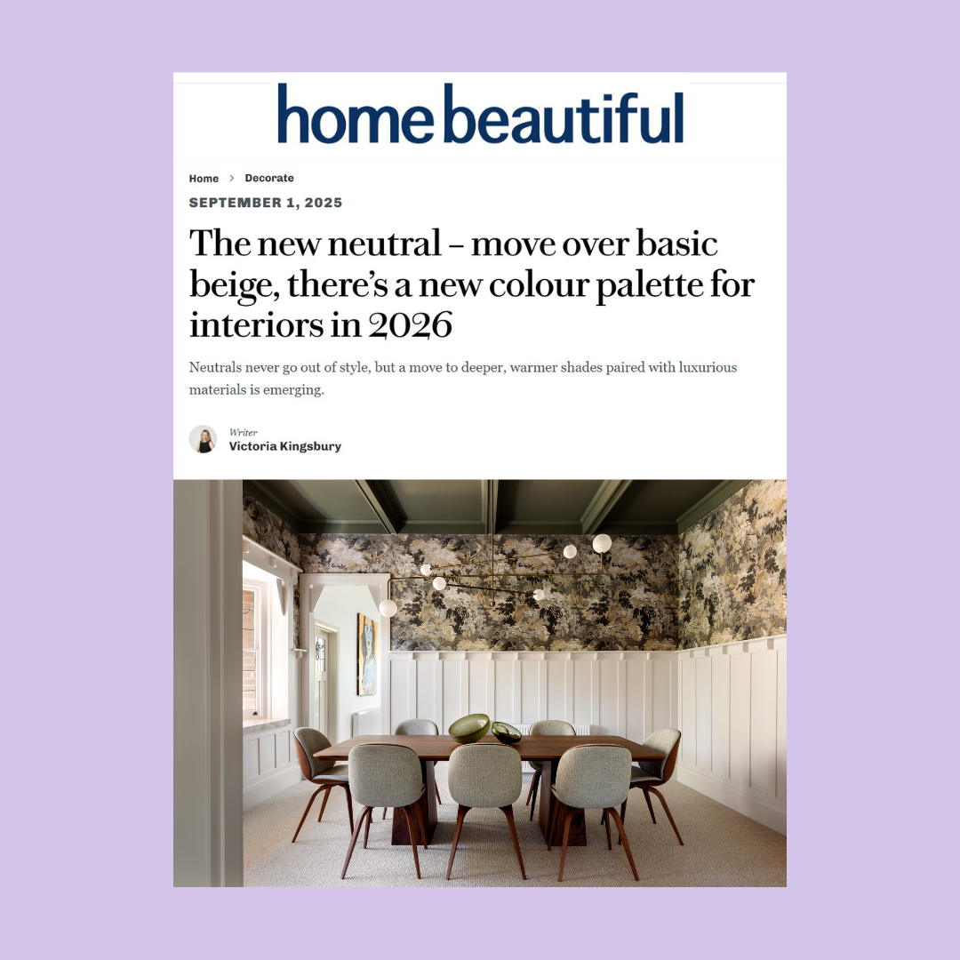 New neutrals colour palette for interiors in 2026 Studio Esar
