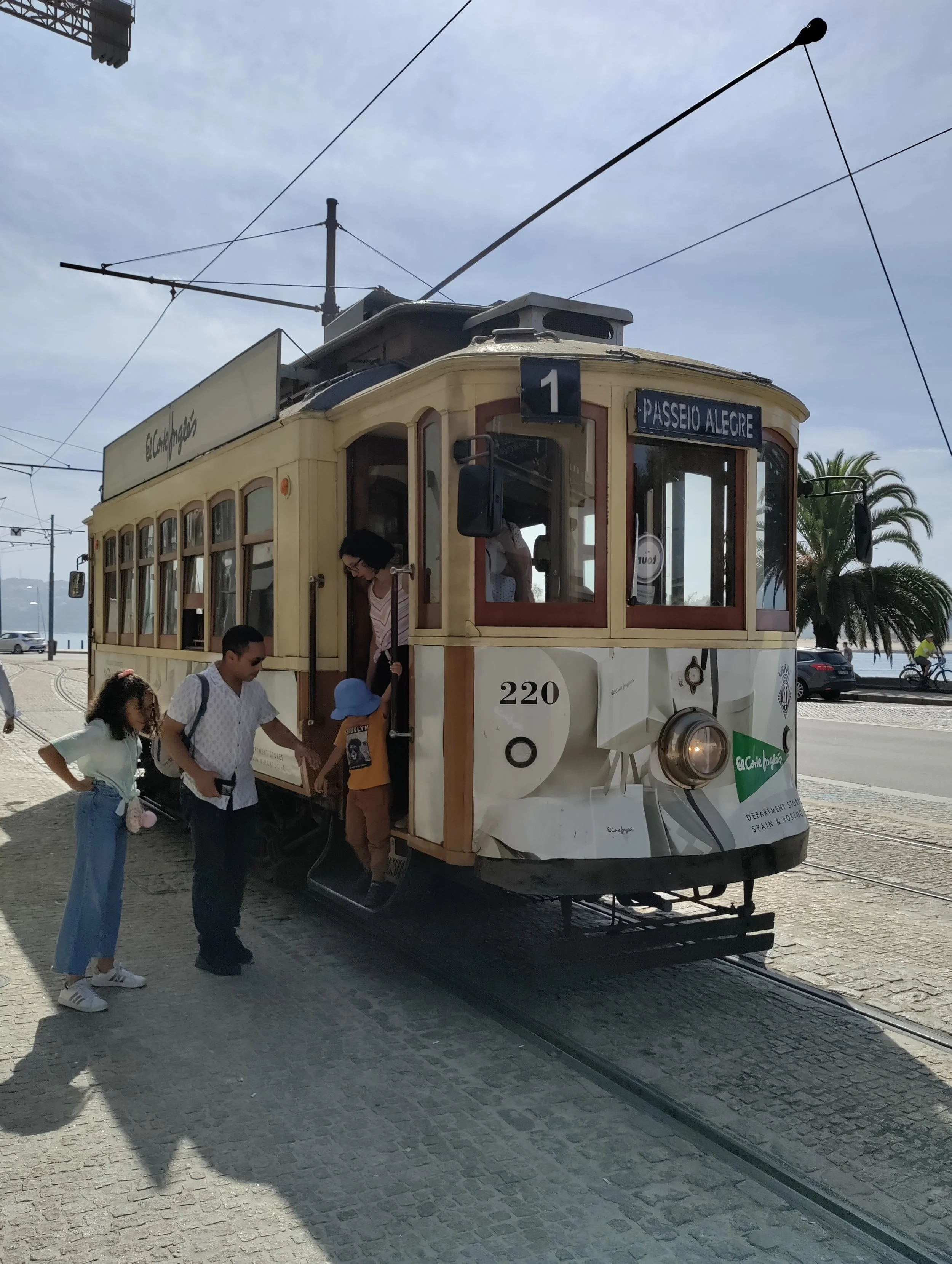 A tram ride to the Atlantic ocean
