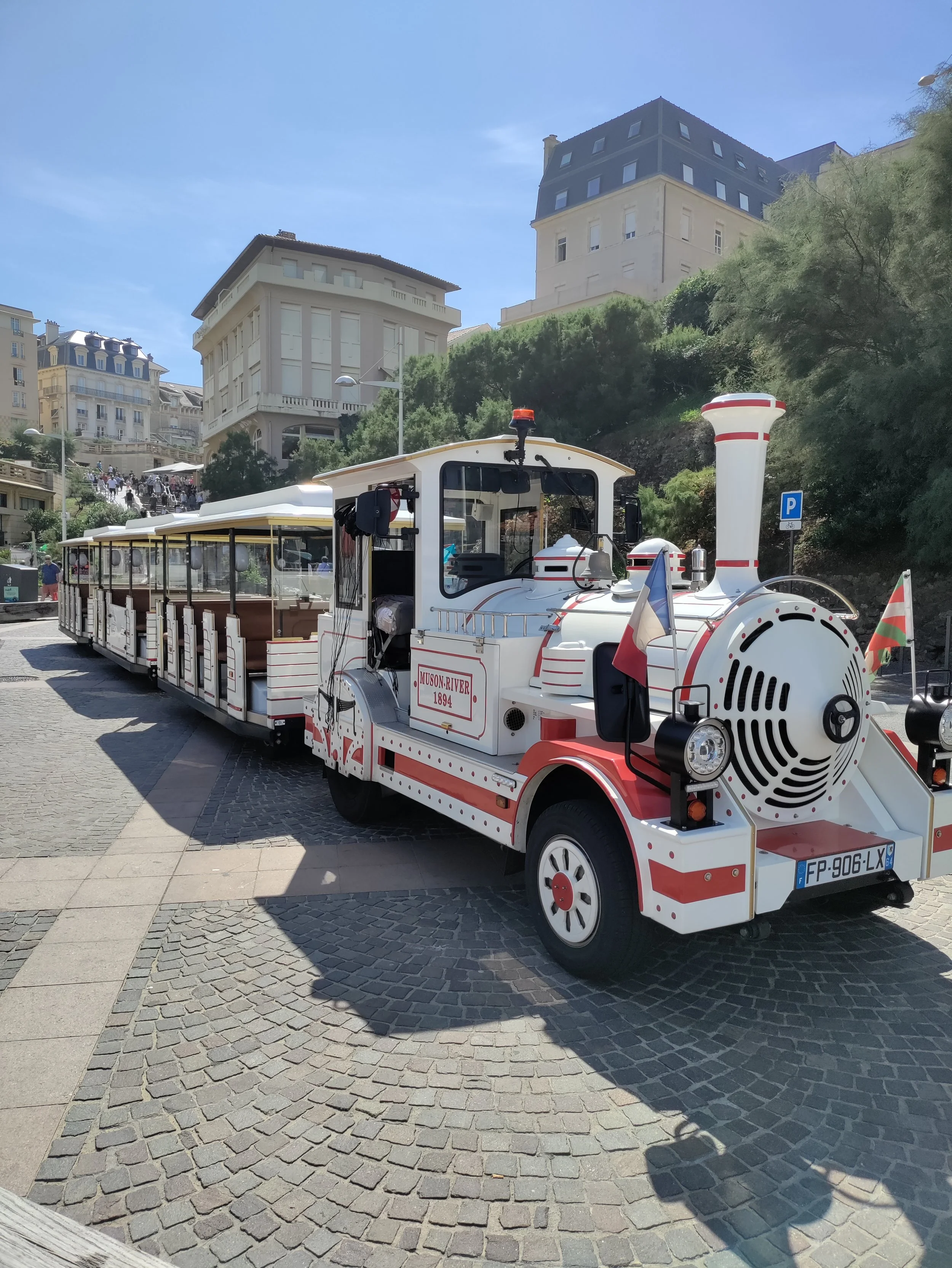Biarritz:  not our train:)