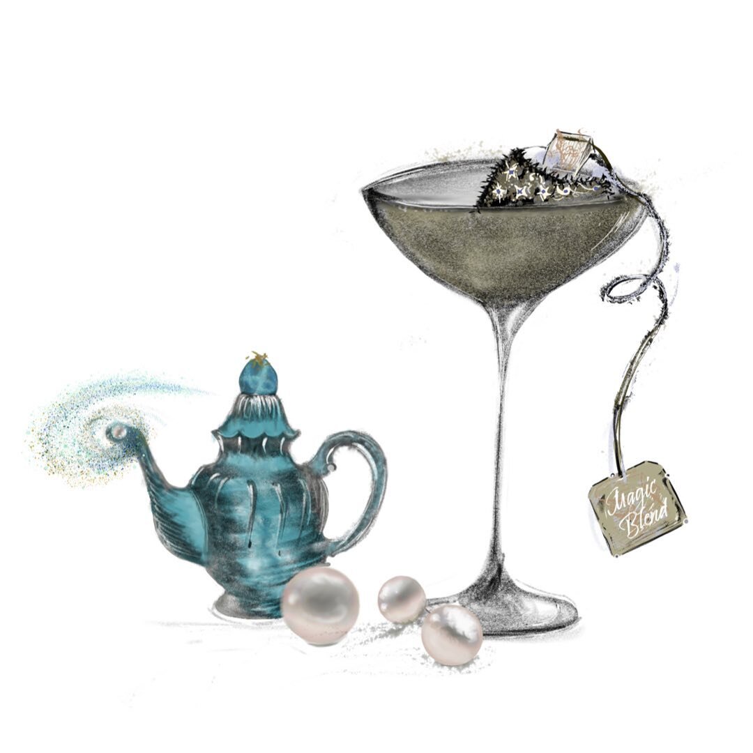 It&rsquo;s tea time! 🪄✨🔮 
 

#SketchADay 
@studio.verri