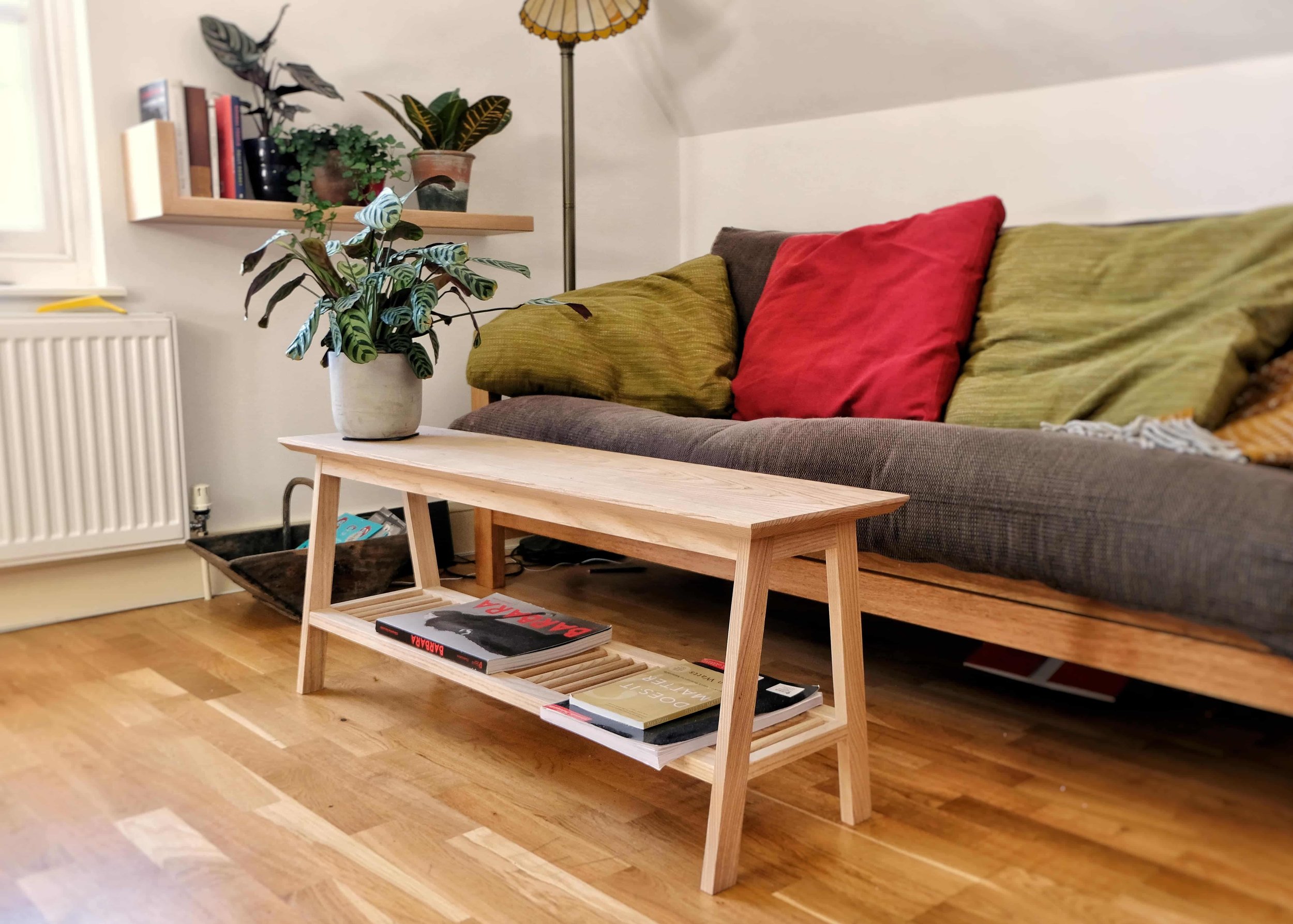 Handmade furniture wooden bench