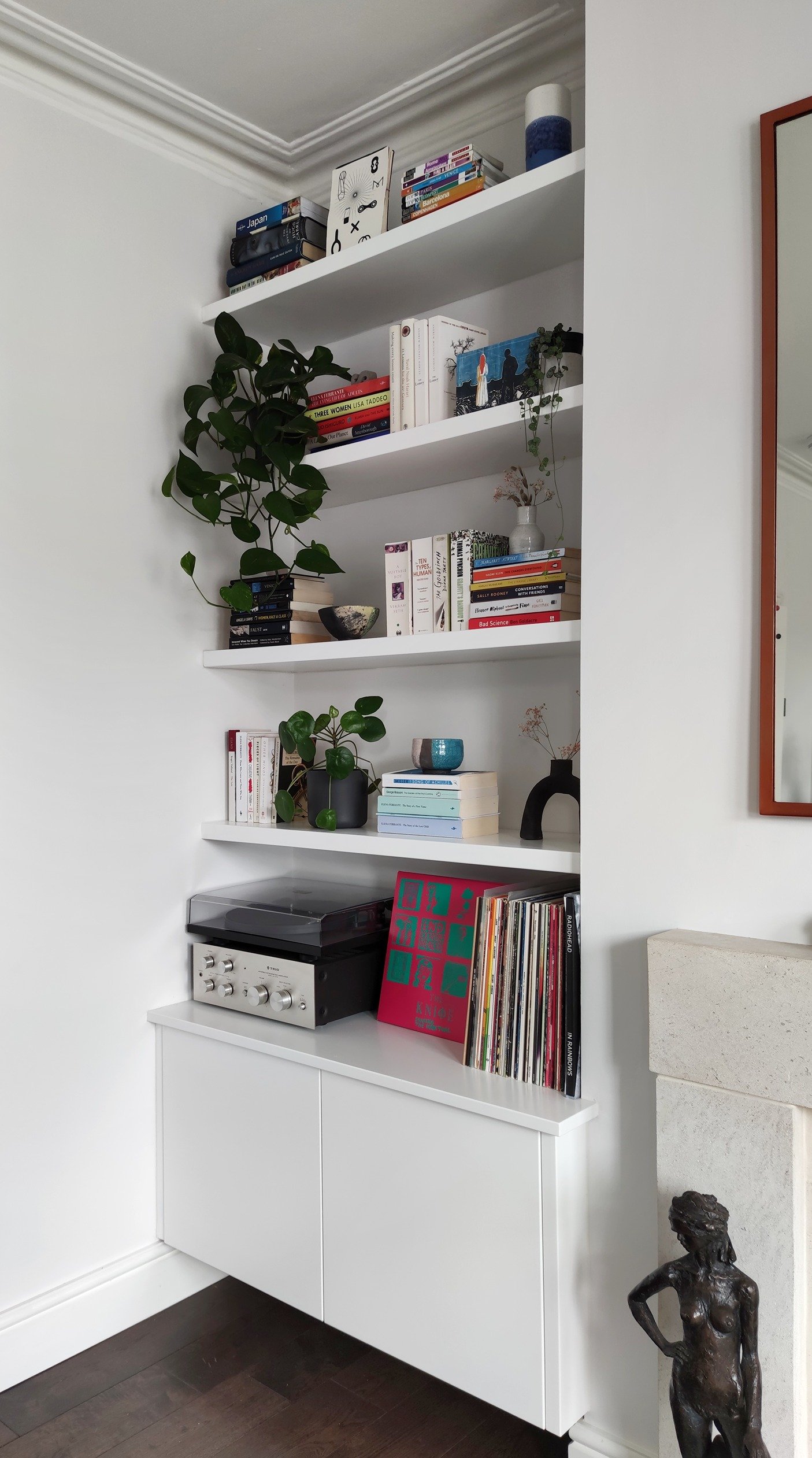 Floating alcove cupboard London