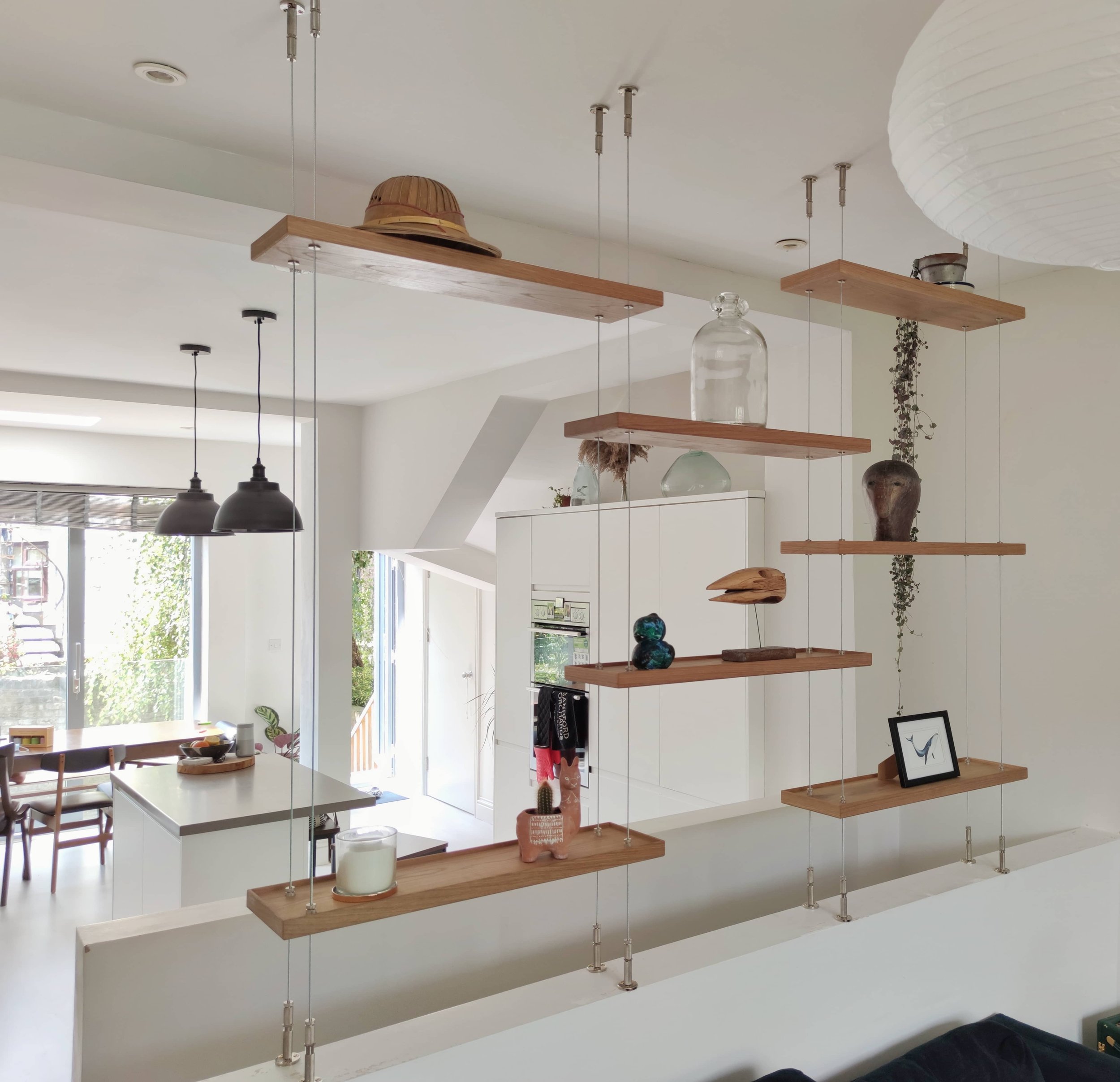 Oak shelving Hackney