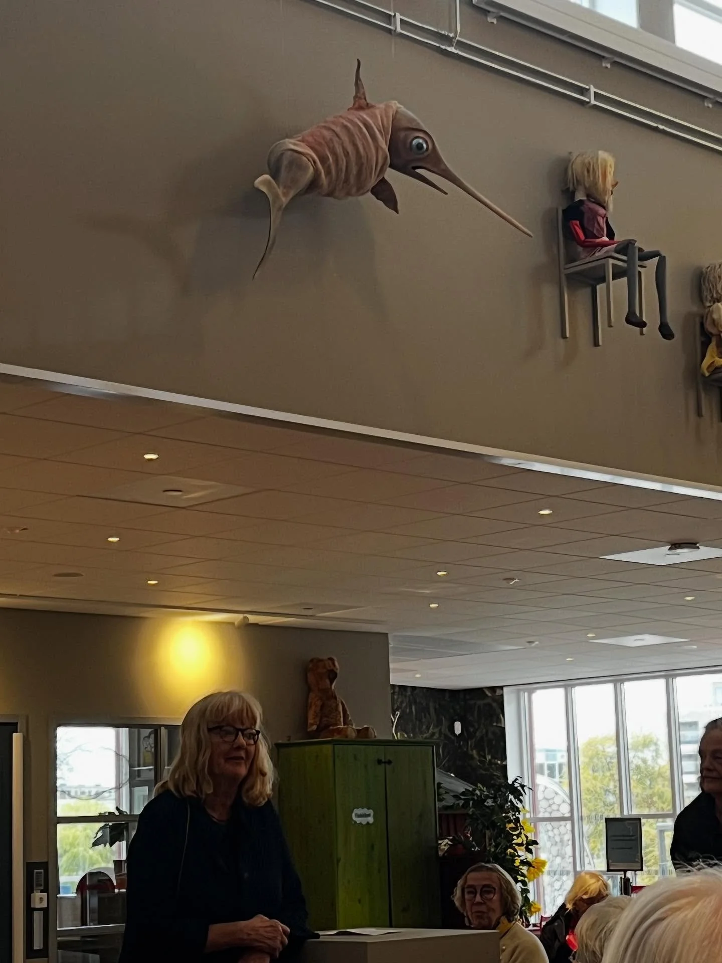 Just nu p&aring; Kulturhuset Str&ouml;mmen! Gunilla Pantzar och Bodil G&ouml;ransson om Byteatern och n&aring;gra av de dockor som gjordes d&auml;r.