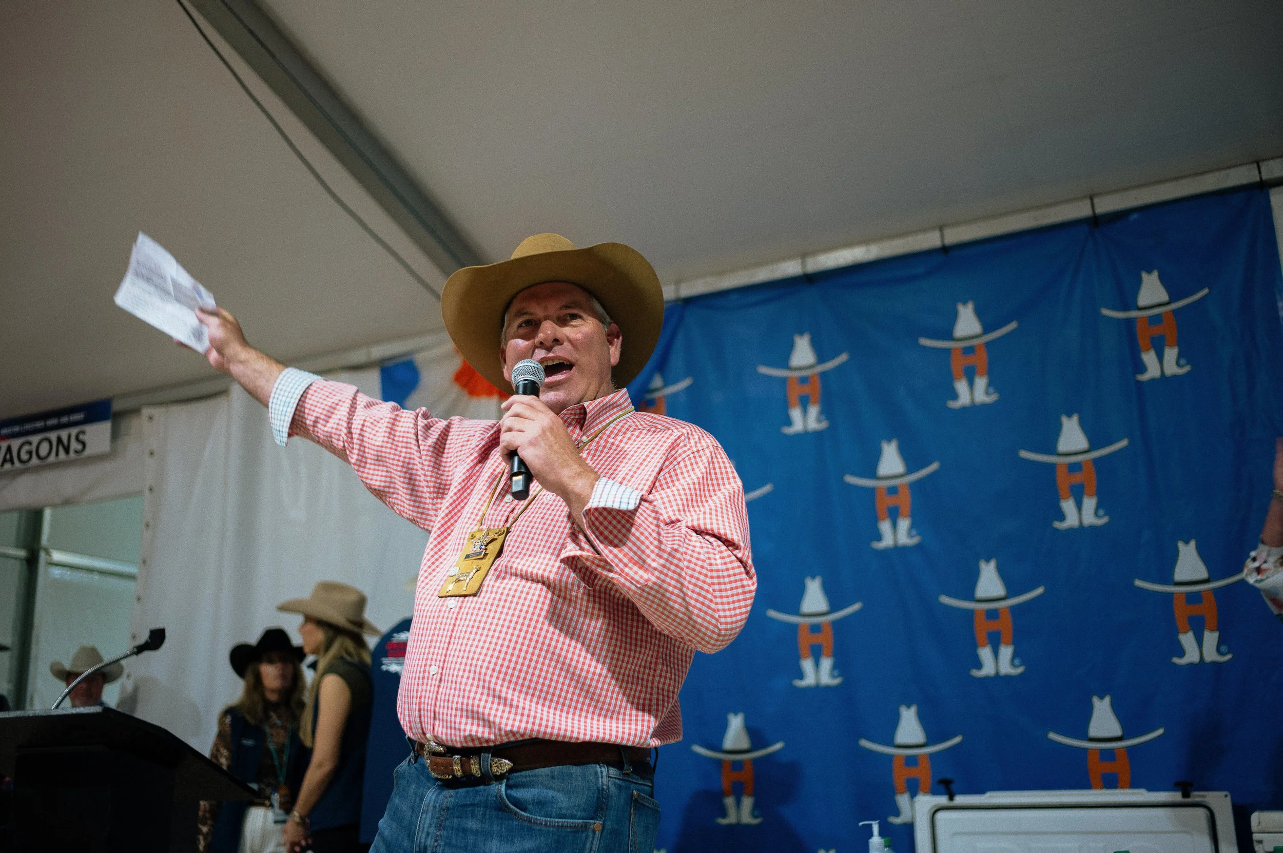 Houston Texas - Houston Rodeo Announcer