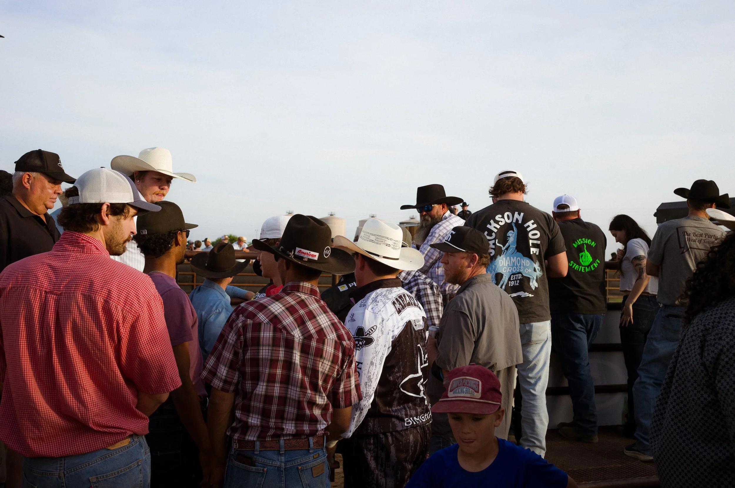 Stephenville Texas - Crowd watching a rodeo