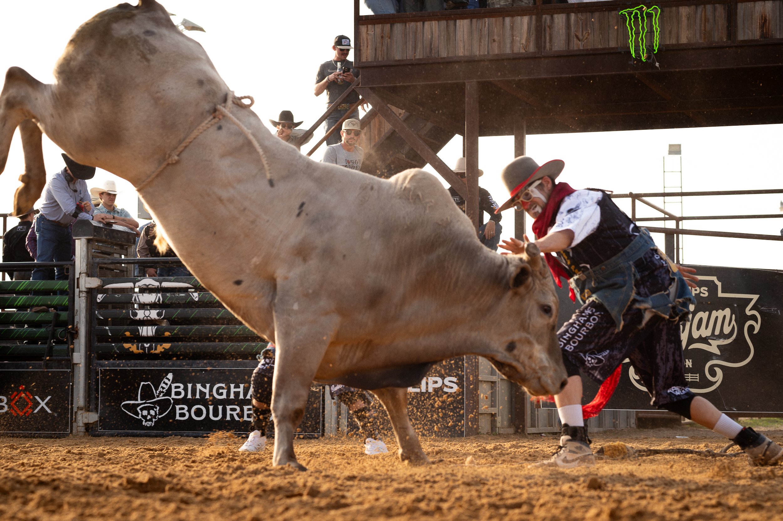 Stephenville Texas - Bull vs bullfighter