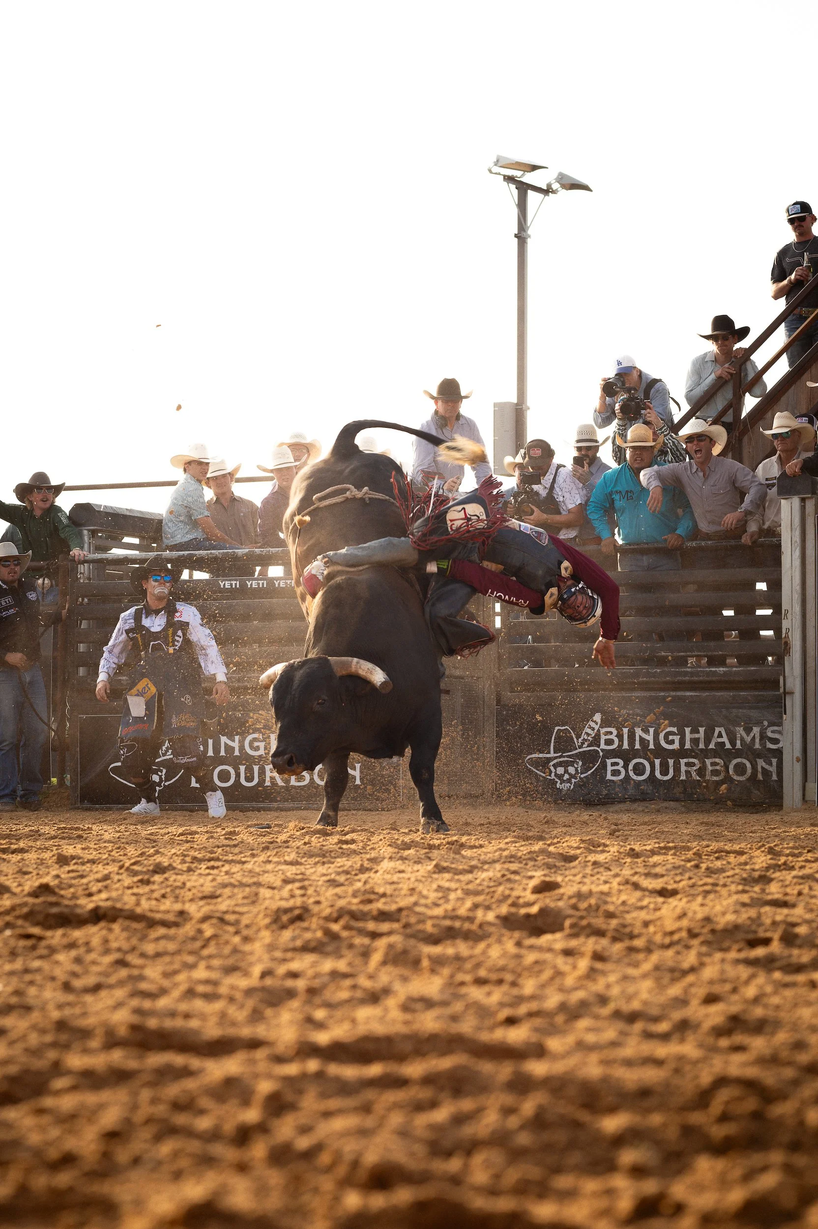 Stephenville Texas - Riding a Bull