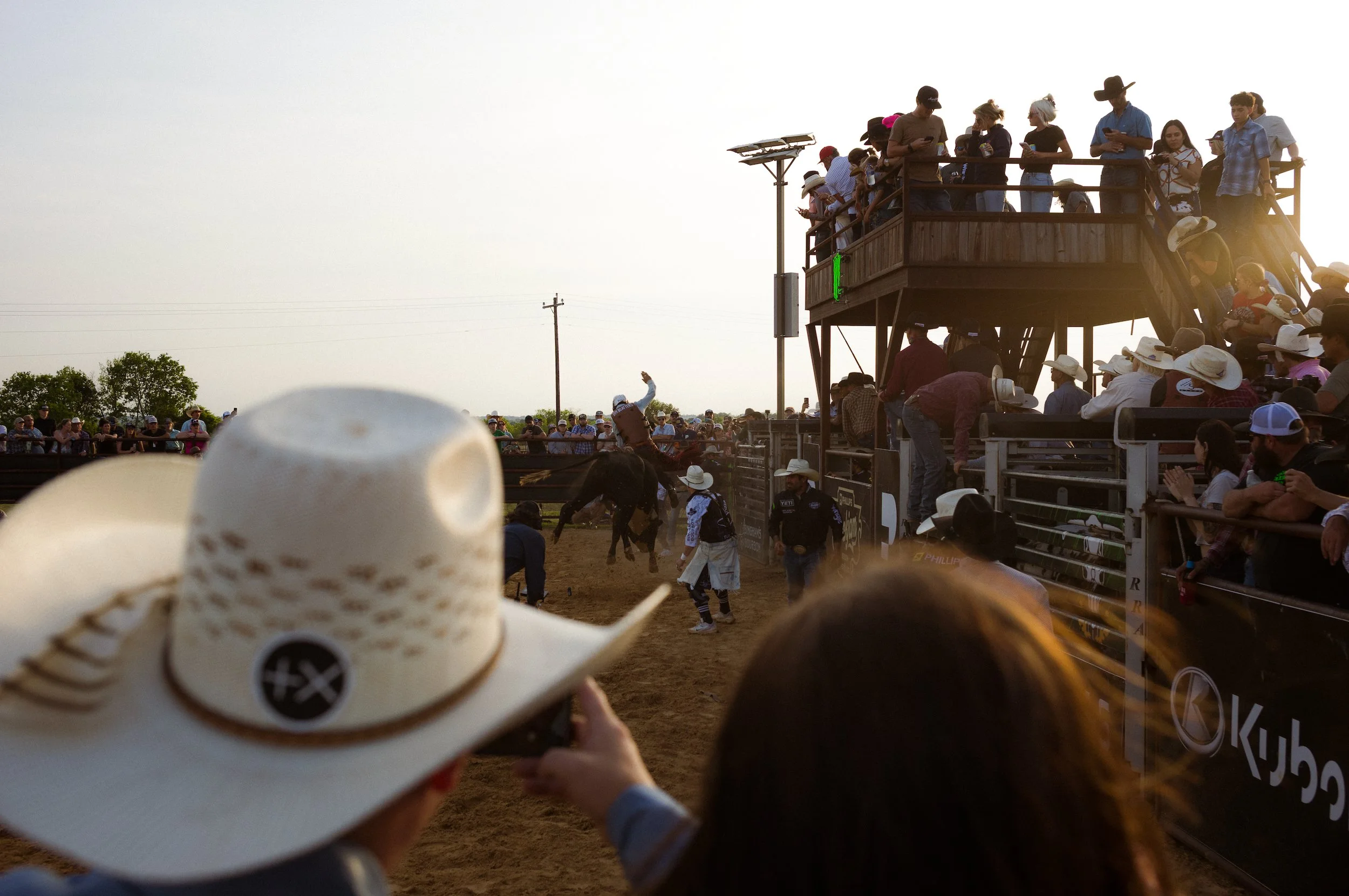 Stephenville Texas - Sunset at the Rodeo