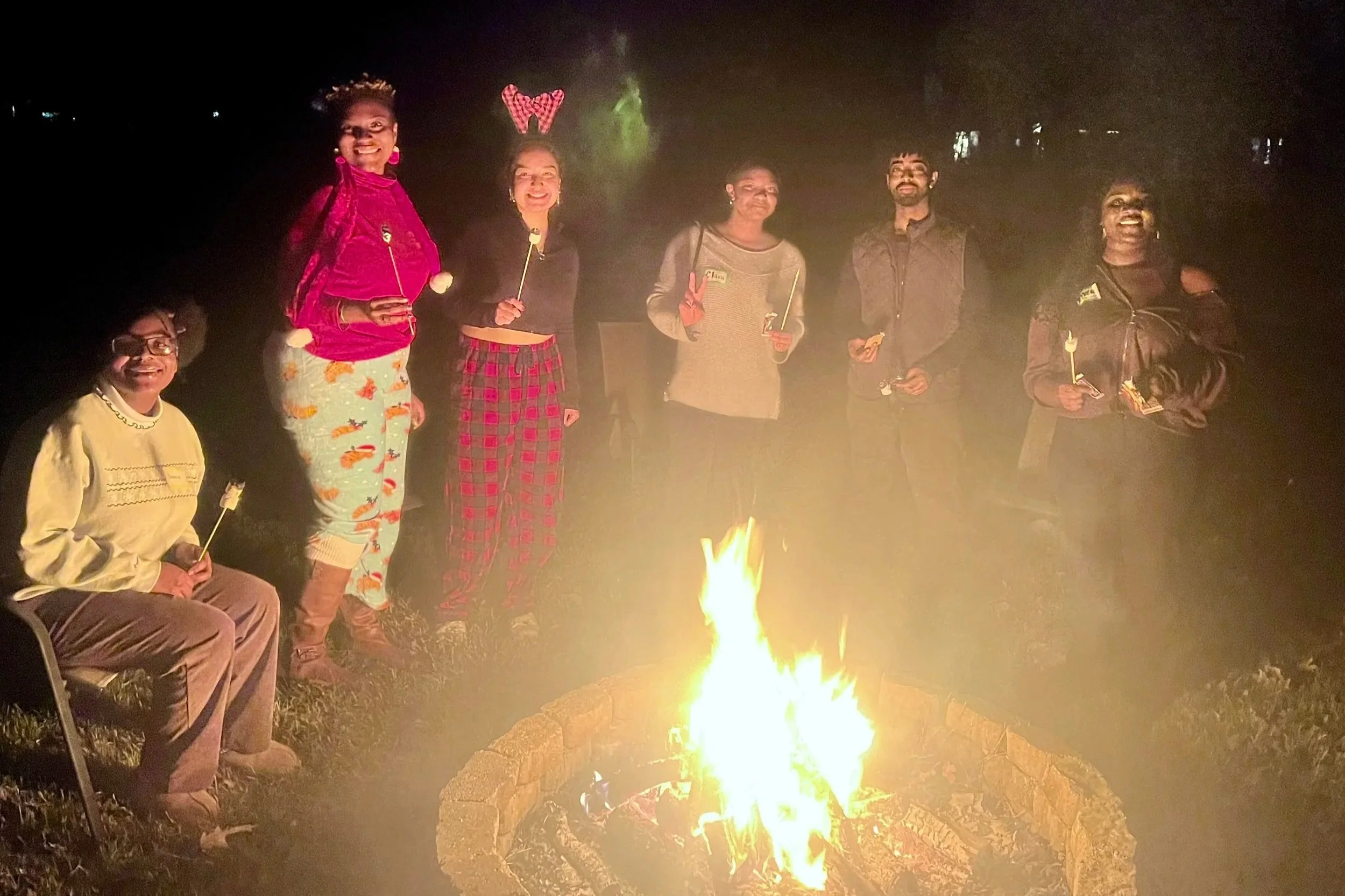 Nothing like ending the night with a bonfire and s´mores