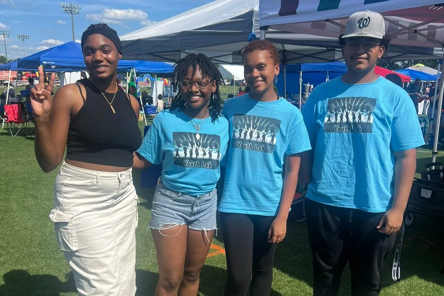 Recruiting at the Juneteenth Festival!