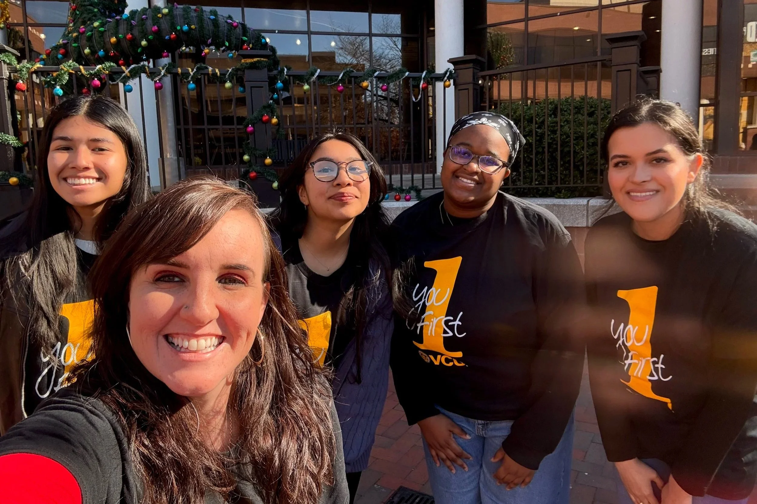 Some of our 1st gen lab fam - Vianca, Dr. Williams, Regina, Raven, and Milagro