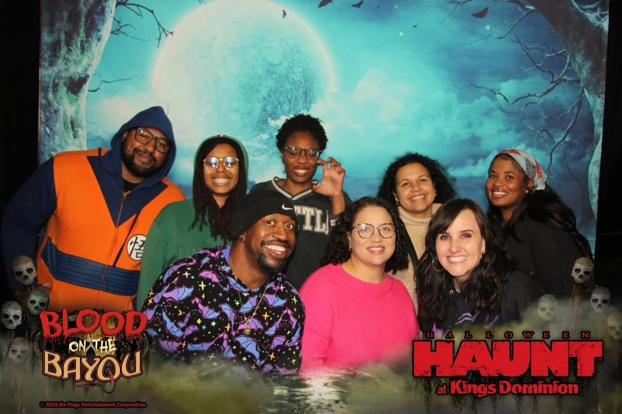 Spending time together and going through haunted houses at Kings Dominion was the best!