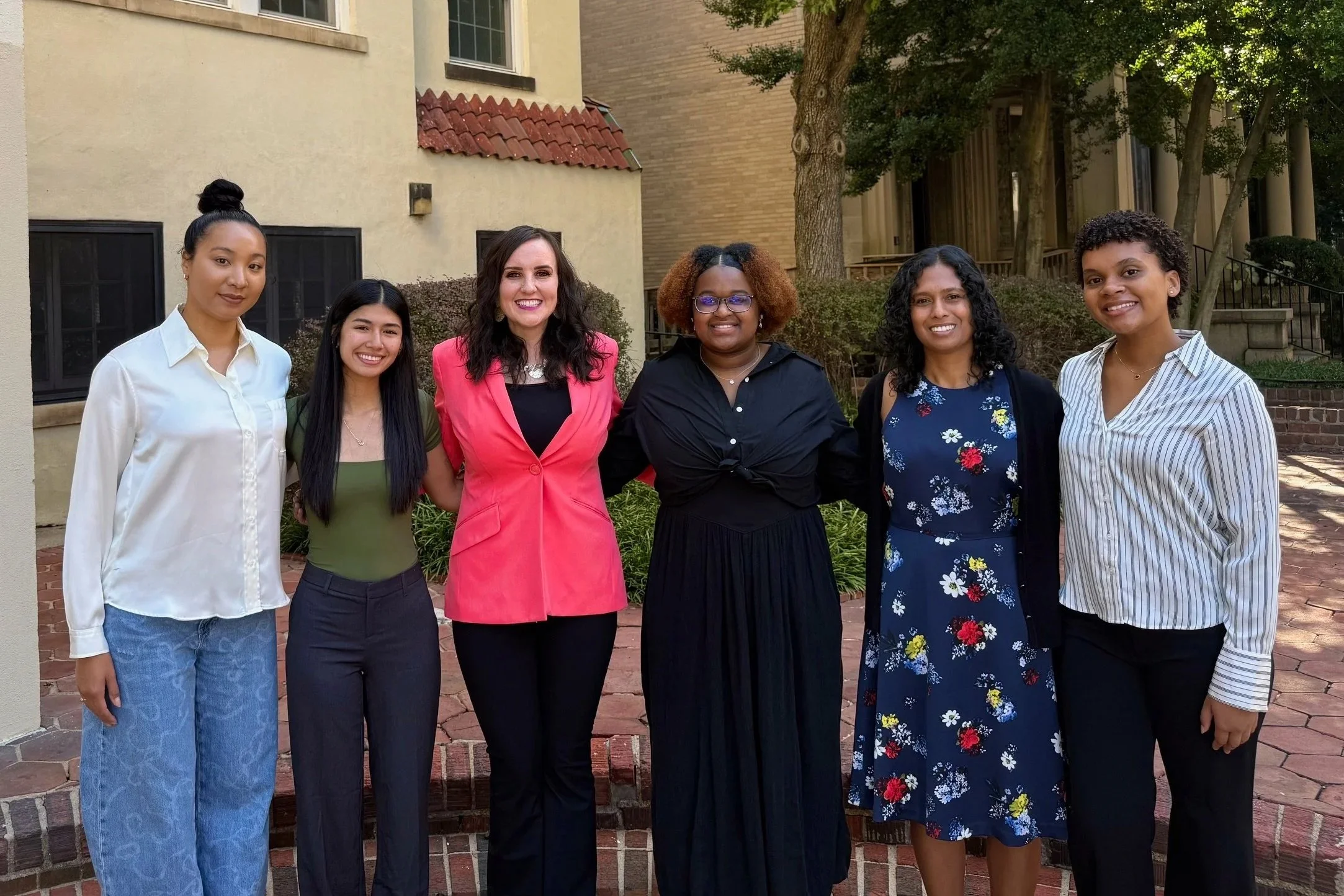 Our lab leadership team, which includes Tava, Vianca, Dr. Williams, Raven, Siv, and Amaria