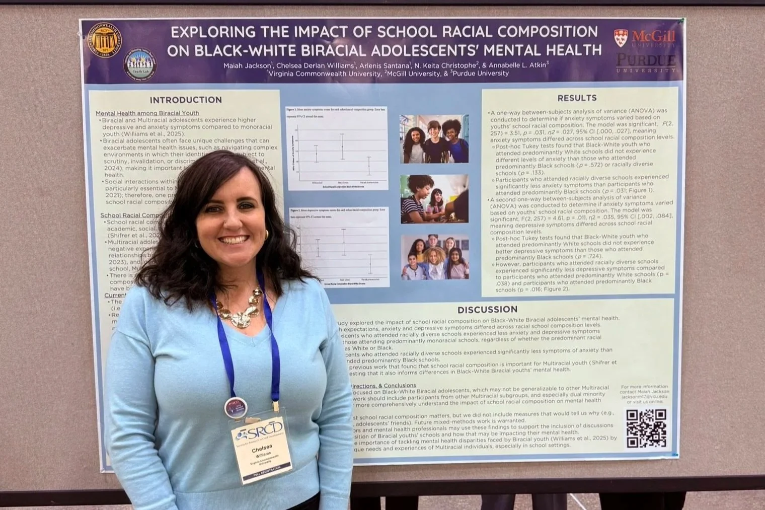 Dr. Williams presented at the Society for Research in Child Development Conference!